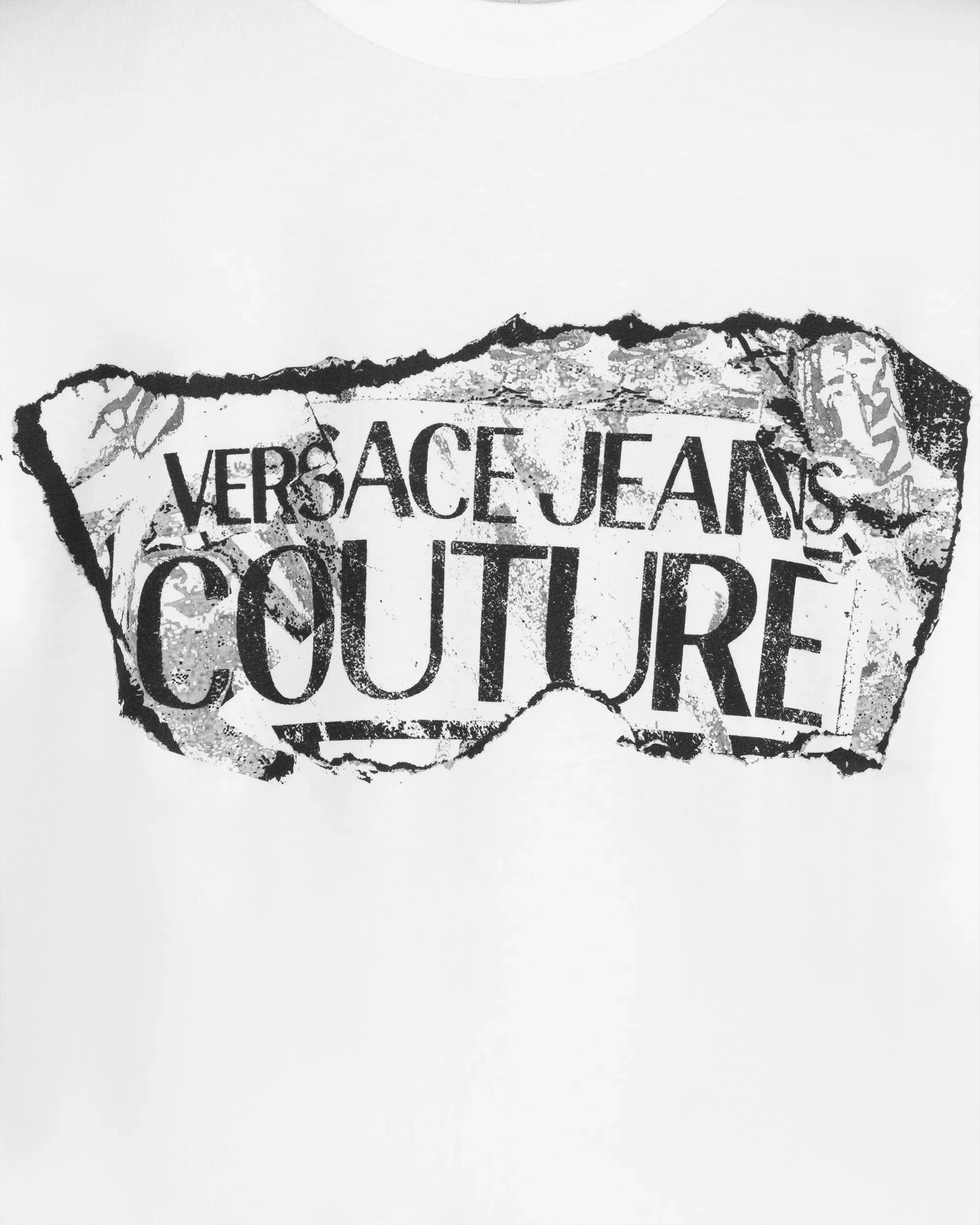 Magazine Logo Print T-Shirt - DIHSAN