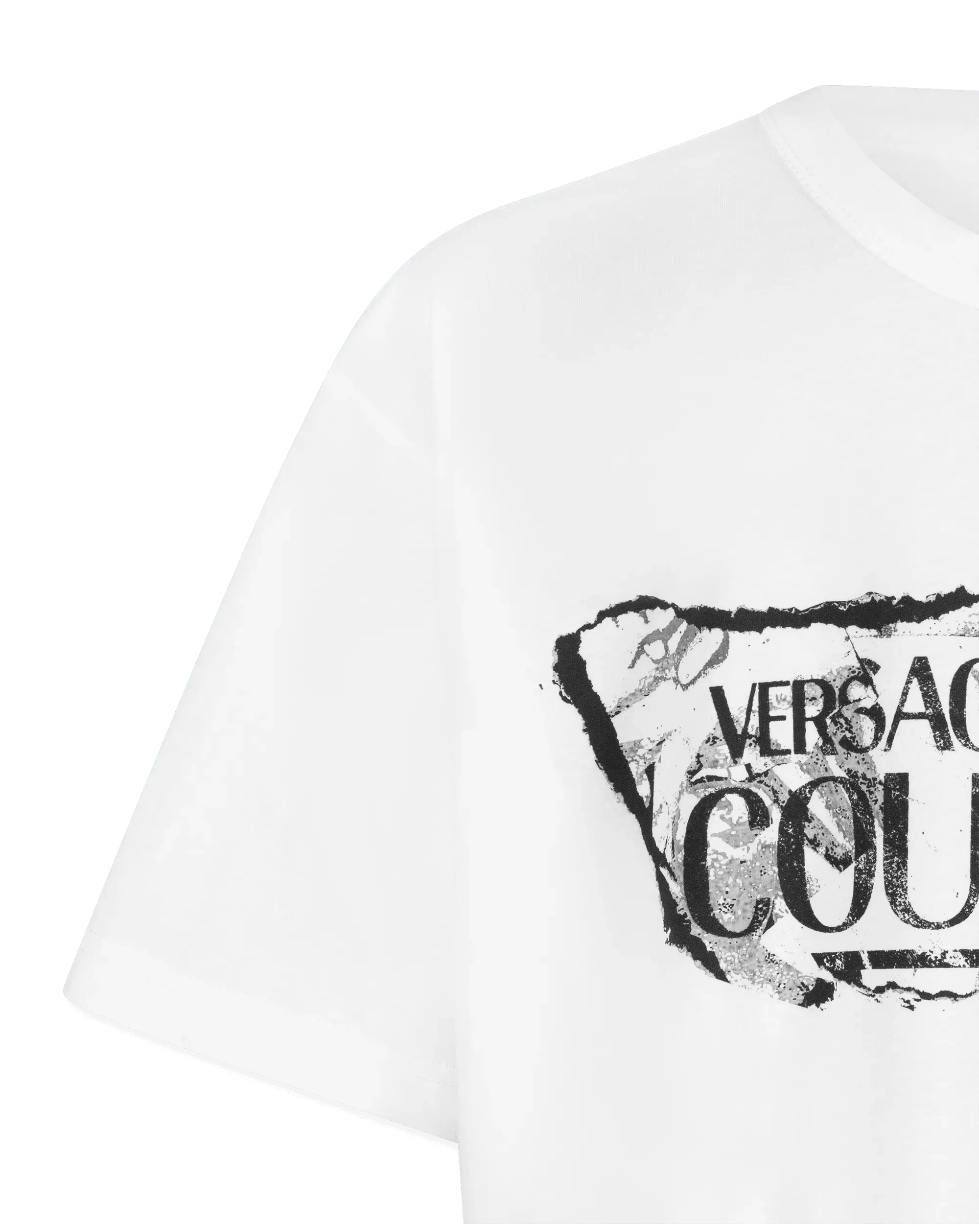 Magazine Logo Print T-Shirt - DIHSAN