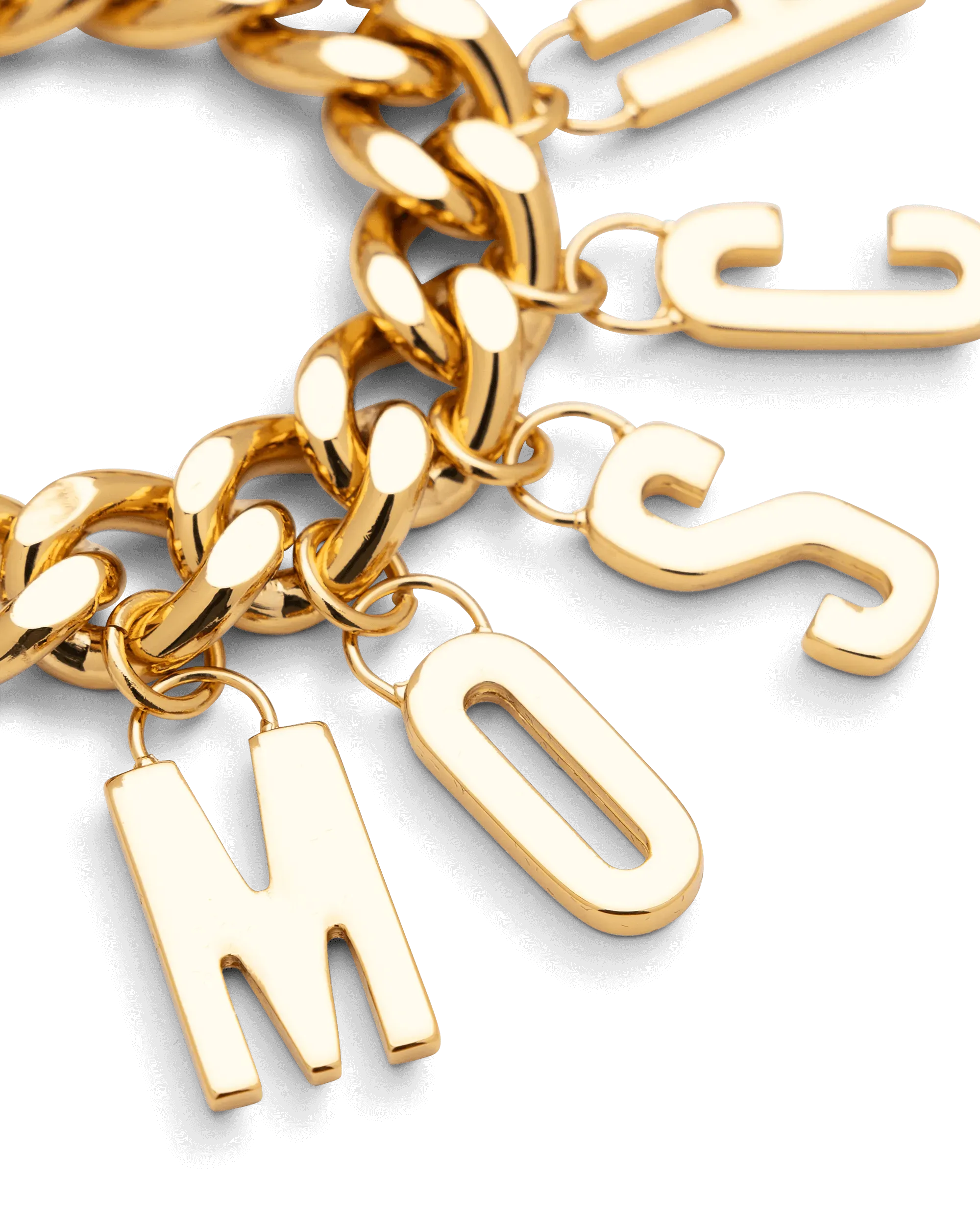 Logo Lettering Chain Bracelet - DIHSAN