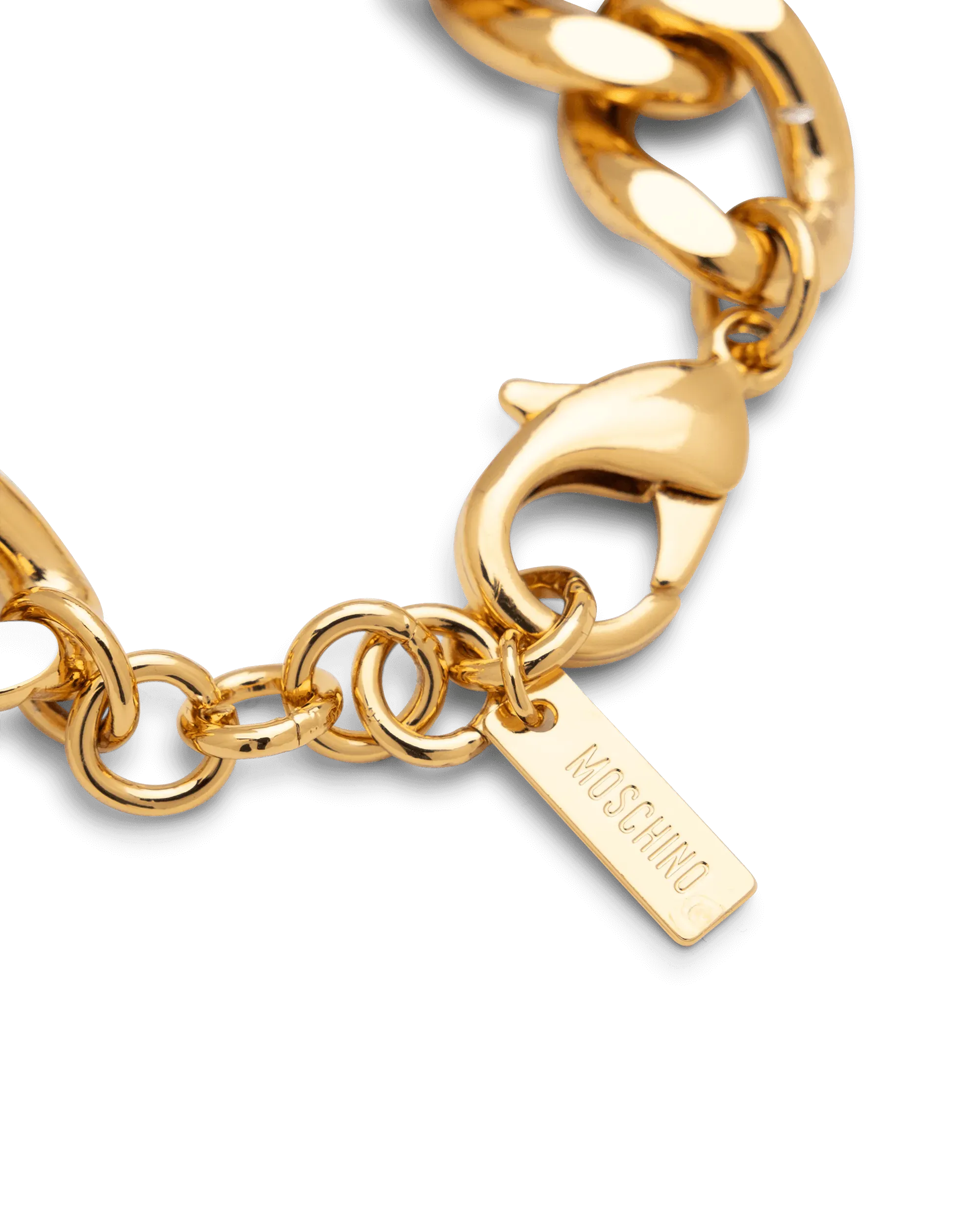 Logo Lettering Chain Bracelet - DIHSAN