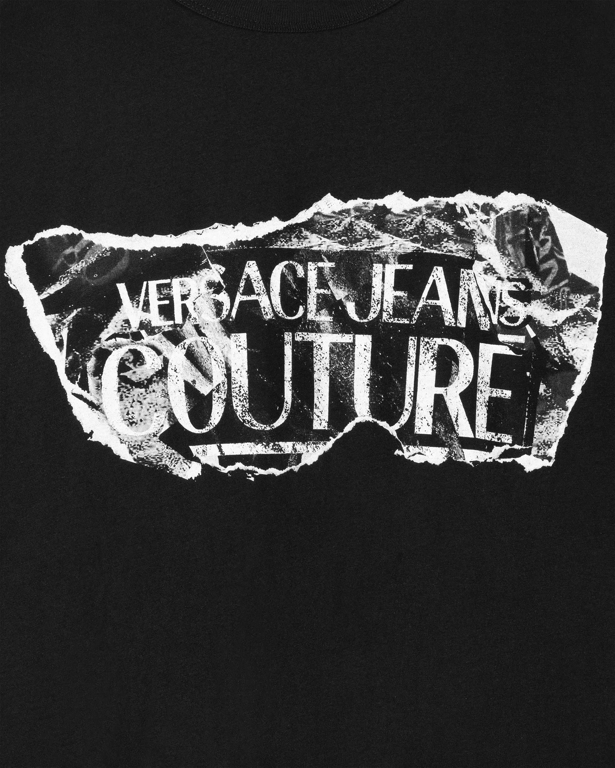 Magazine Logo Print T-Shirt - DIHSAN