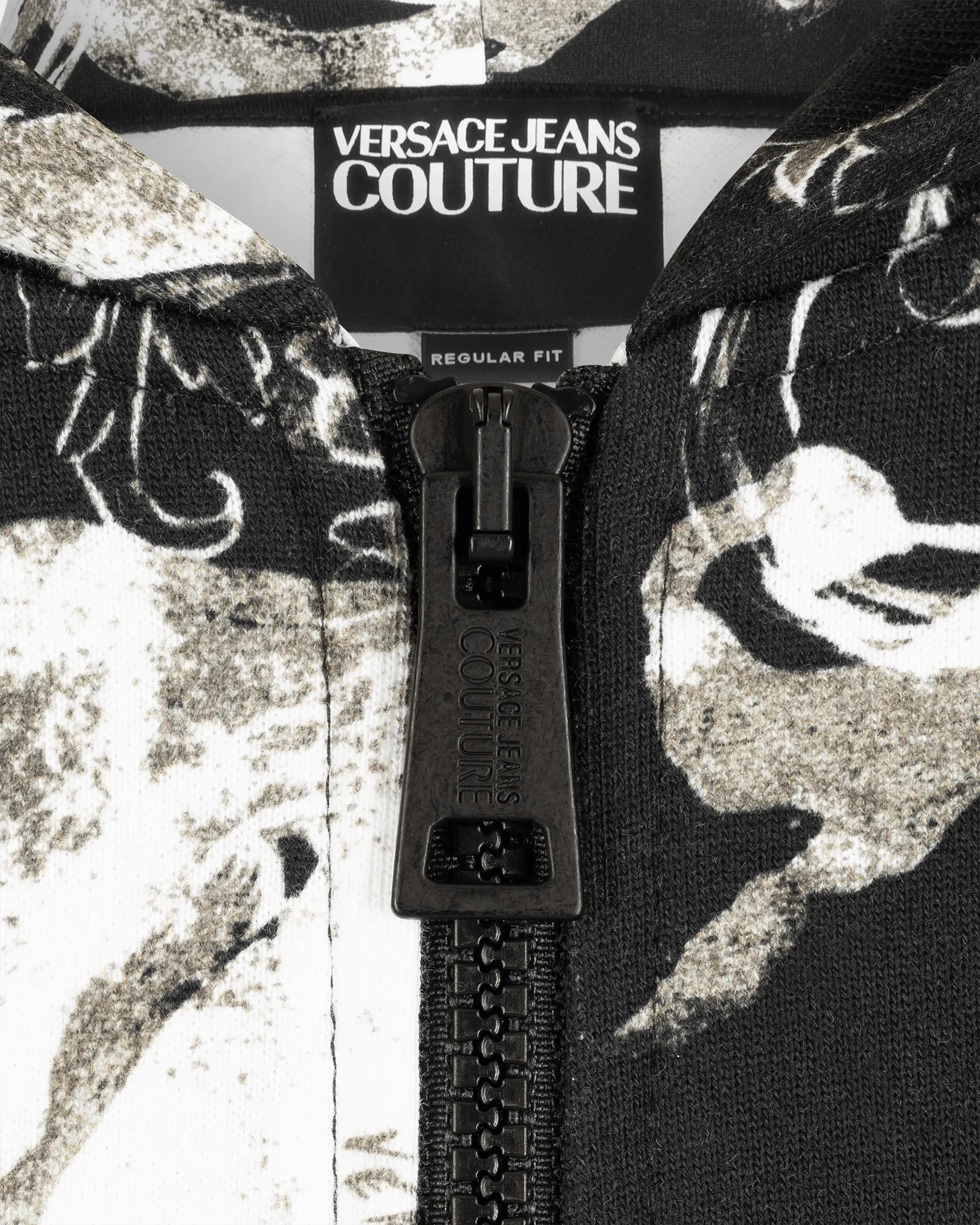 Watercolor Couture Zip Hoodie - DIHSAN