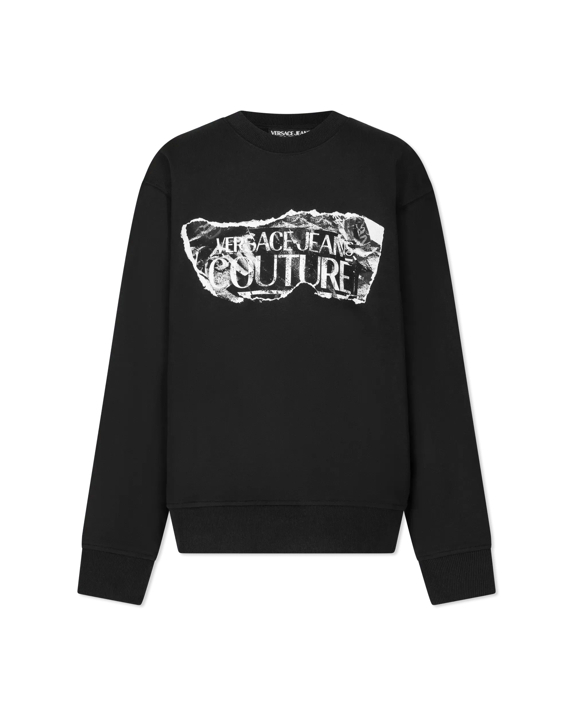 Magazine Logo Print Sweatshirt - DIHSAN