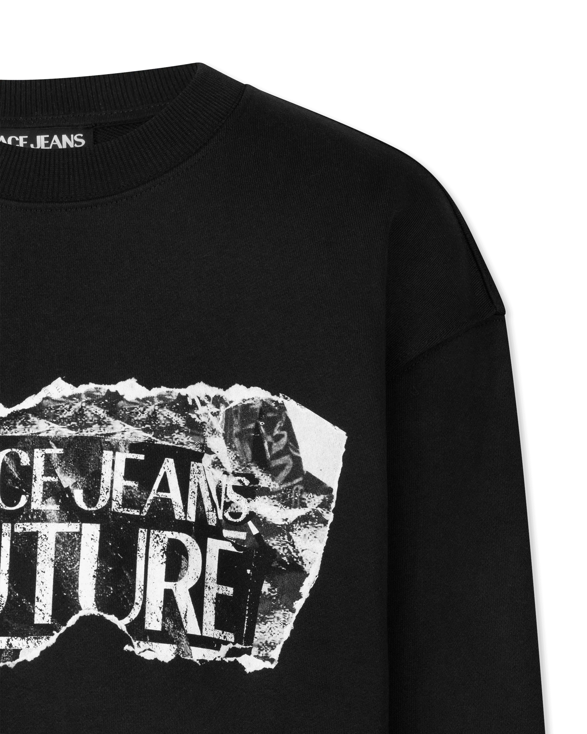 Magazine Logo Print Sweatshirt - DIHSAN