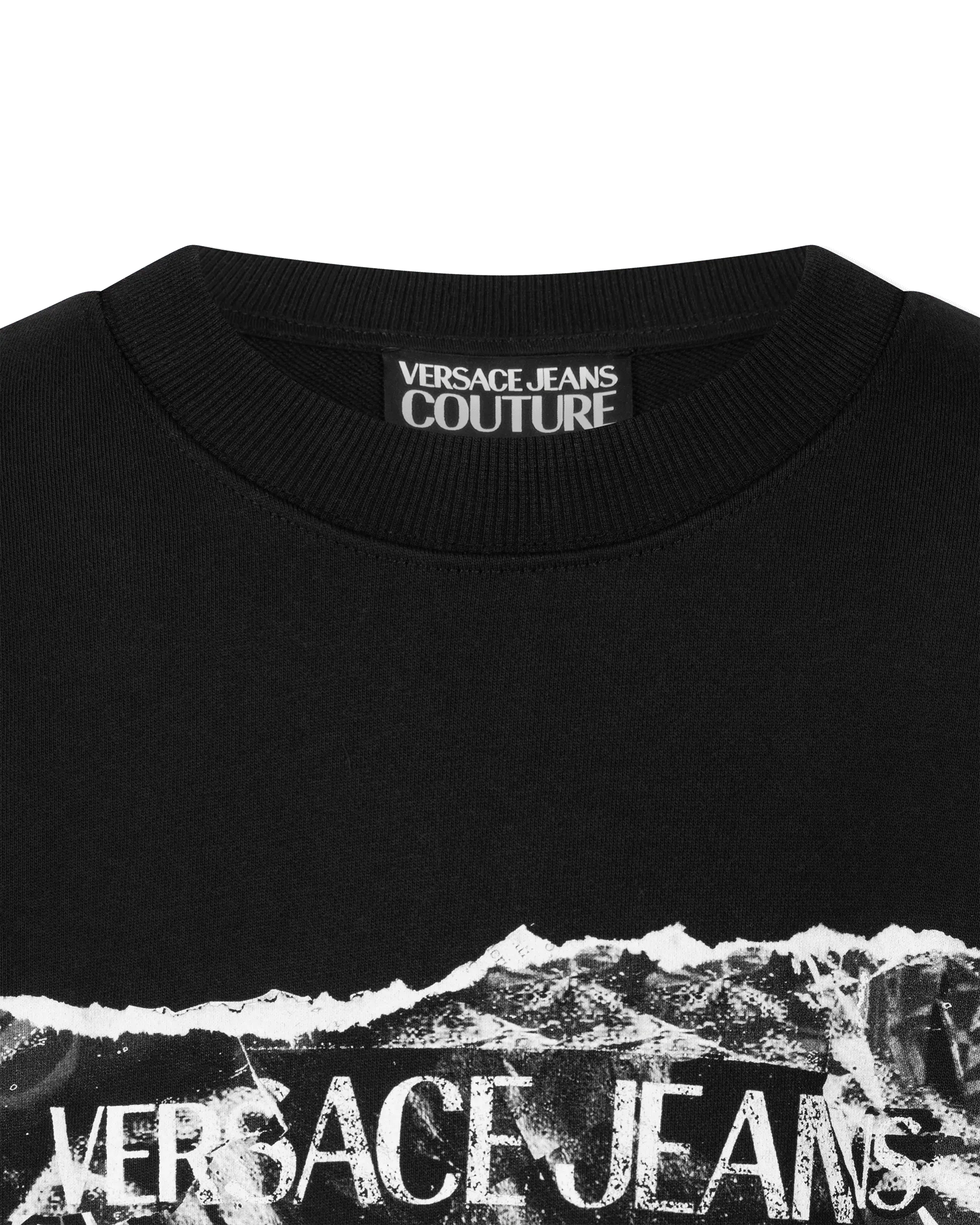 Magazine Logo Print Sweatshirt - DIHSAN