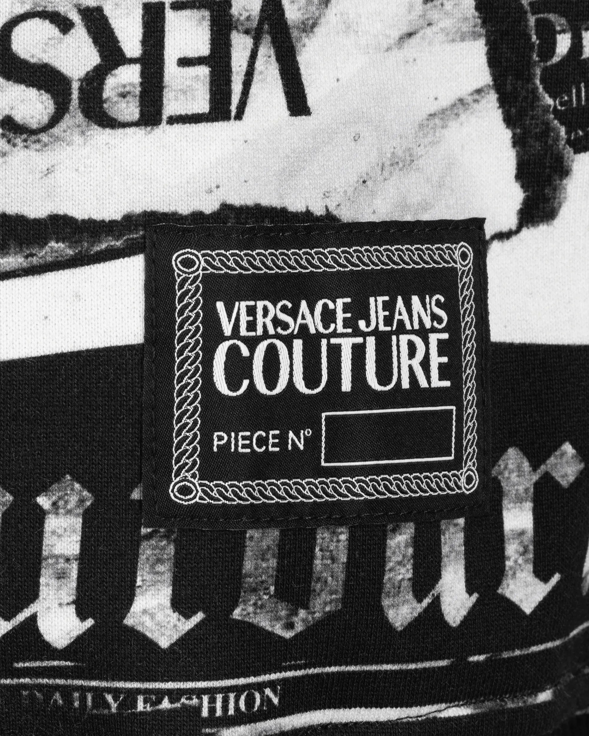 Magazine Print Sweatshirt - DIHSAN