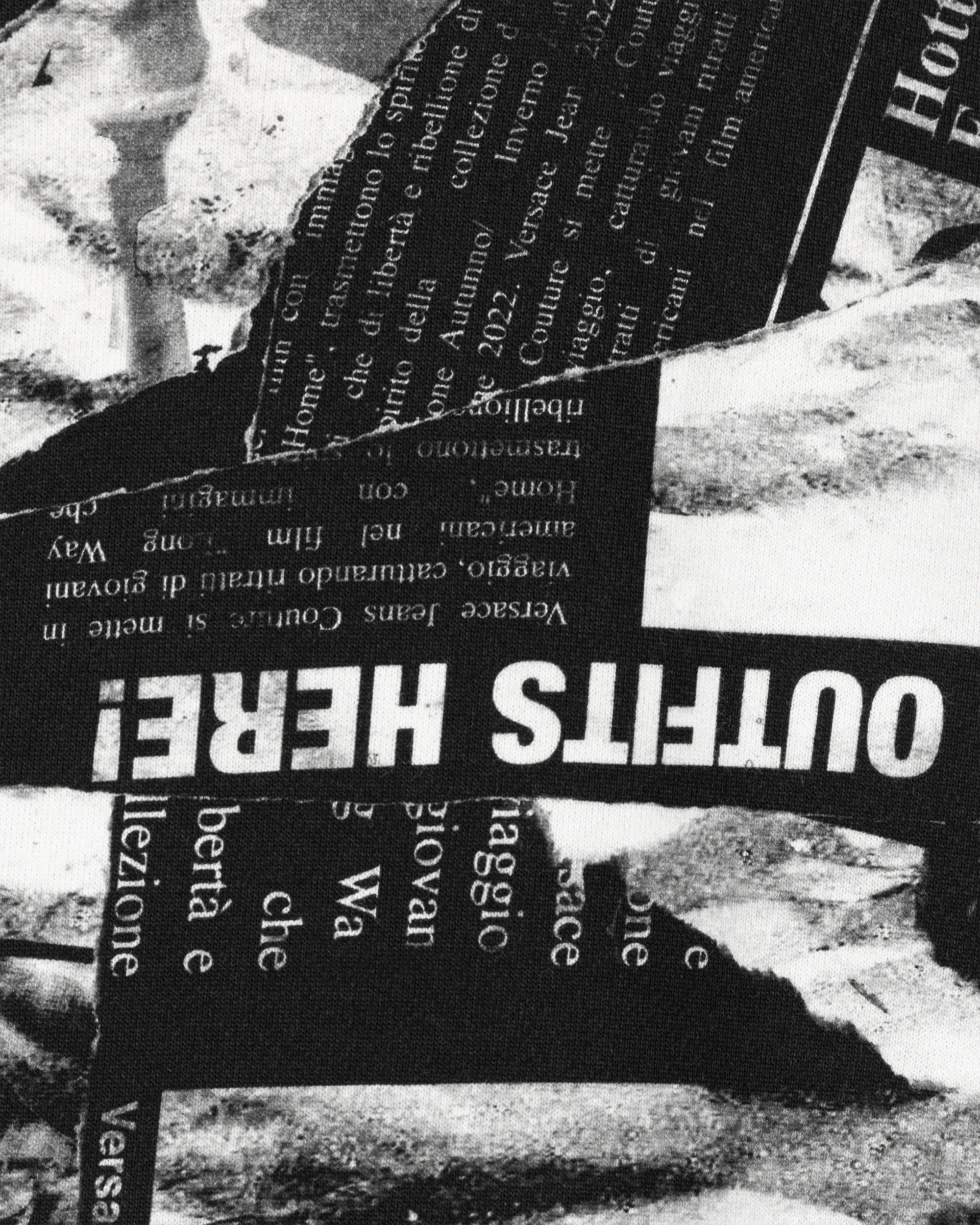 Magazine Print Sweatshirt - DIHSAN