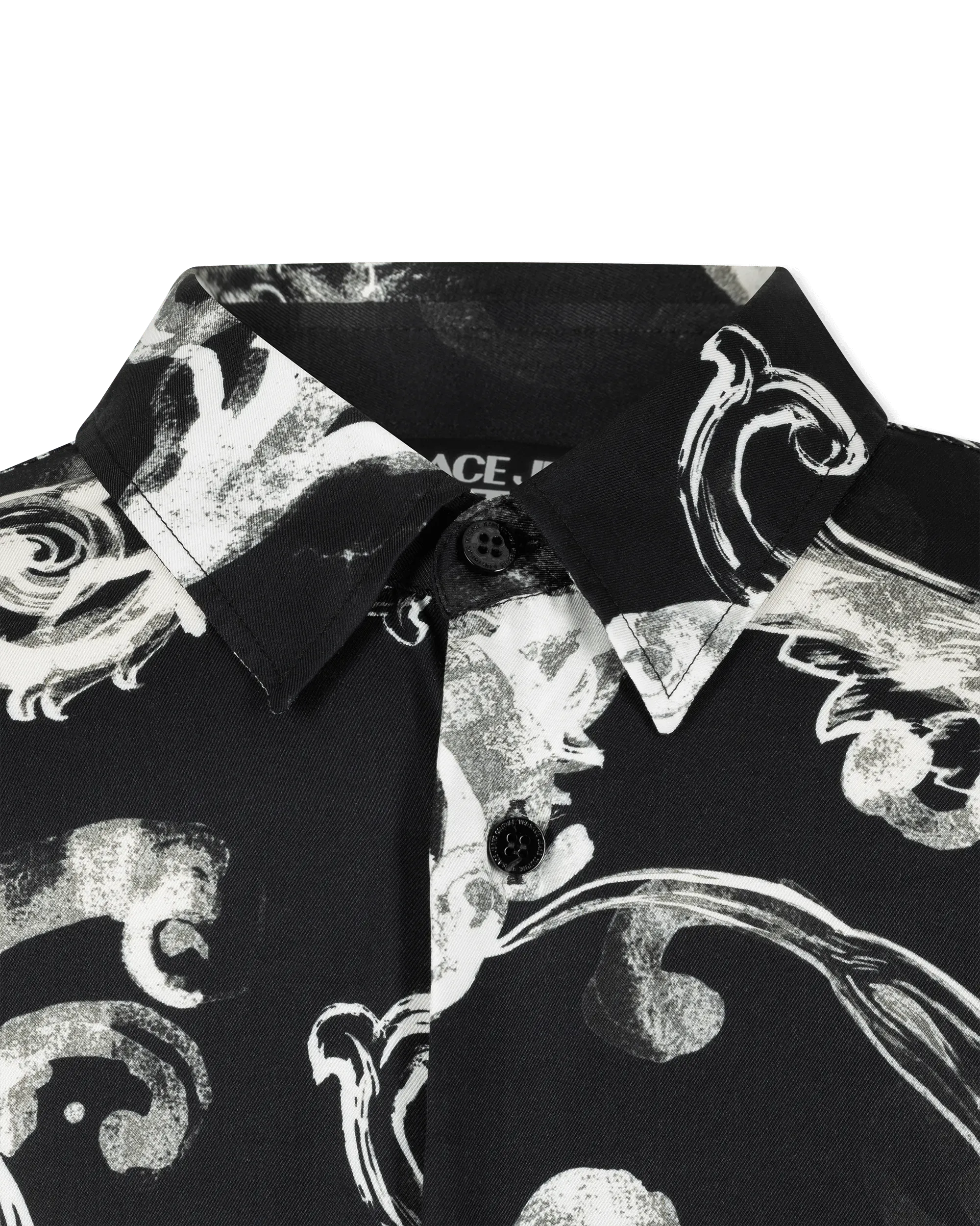 Watercolor Baroque Couture Long Sleeve Shirt - DIHSAN