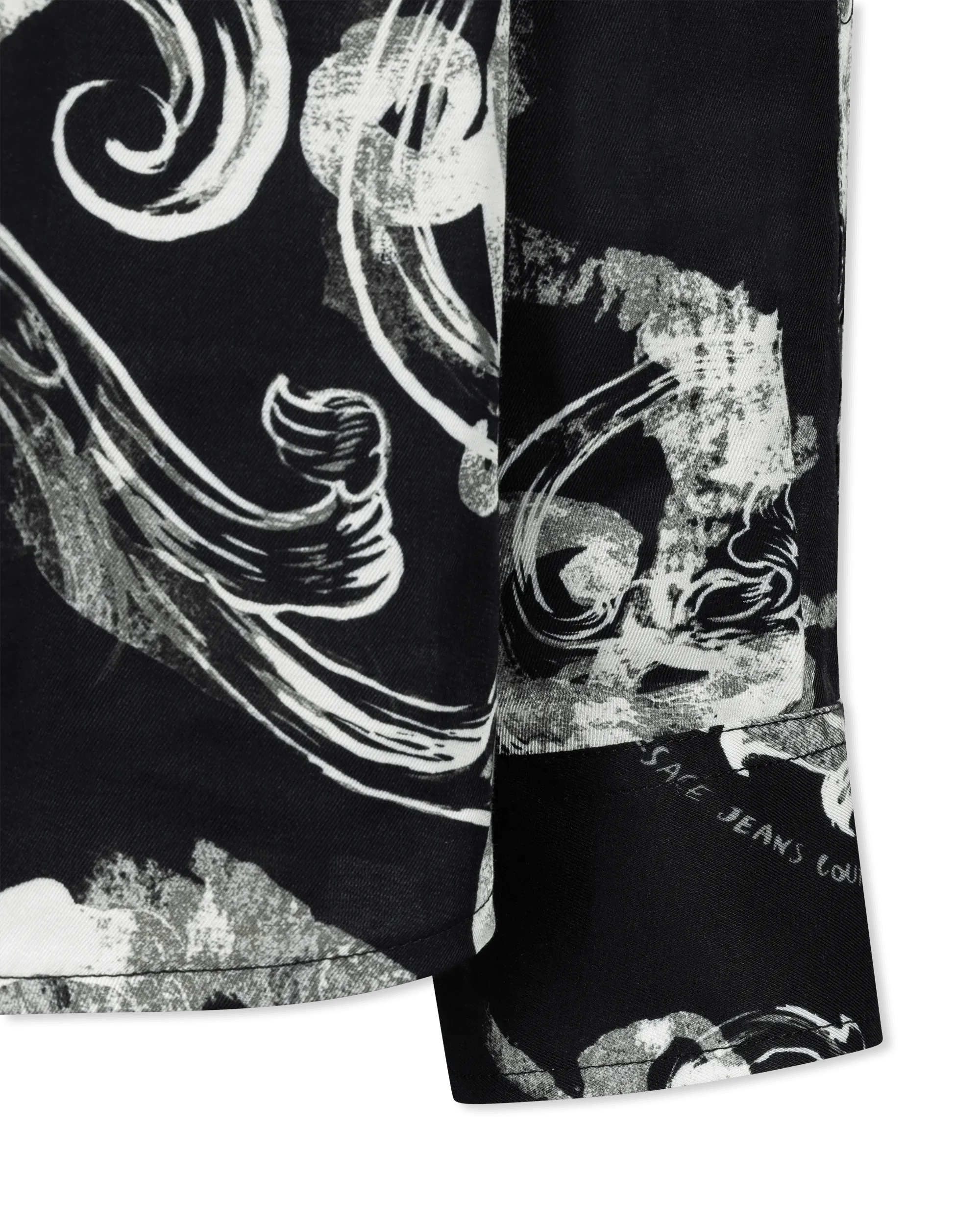 Watercolor Baroque Couture Long Sleeve Shirt - DIHSAN