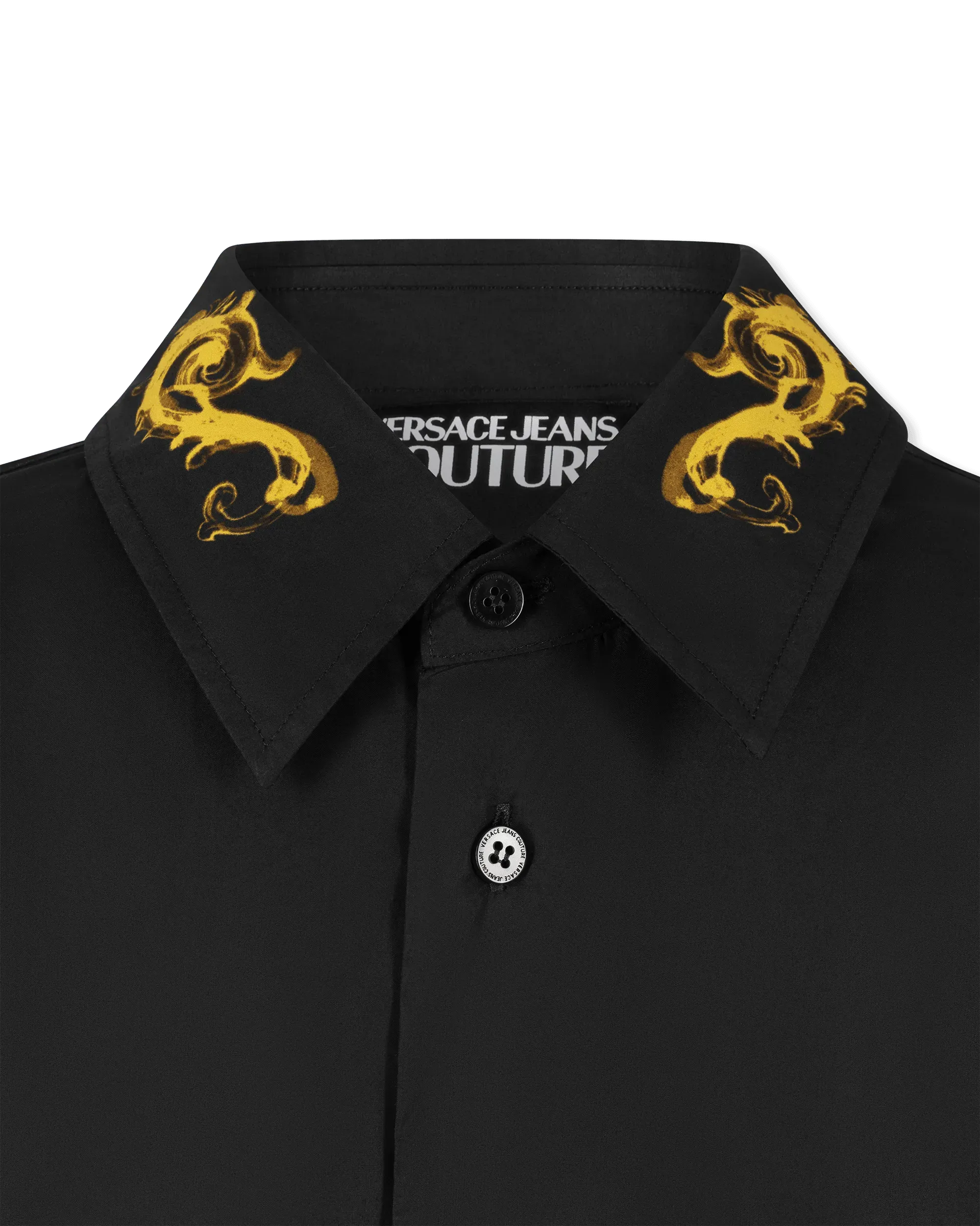 Watercolor Baroque Couture Short Sleeve Shirt - DIHSAN