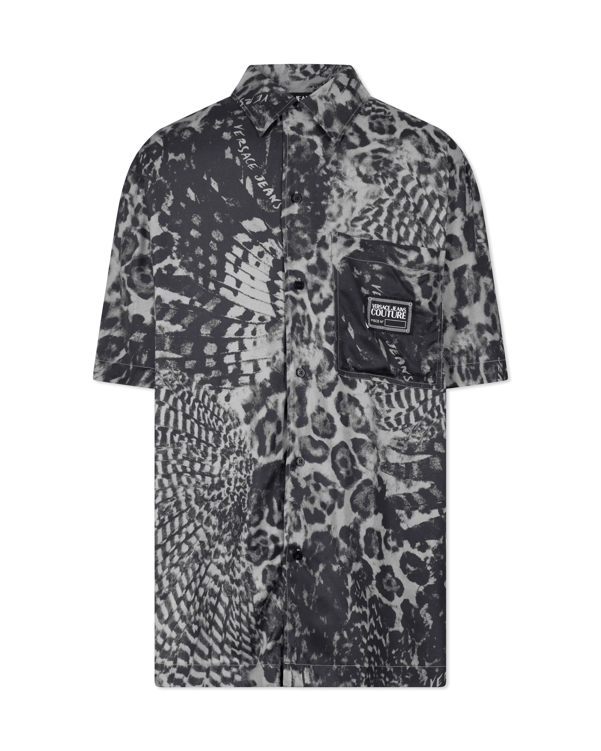 Animalier Short Sleeve Shirt - DIHSAN