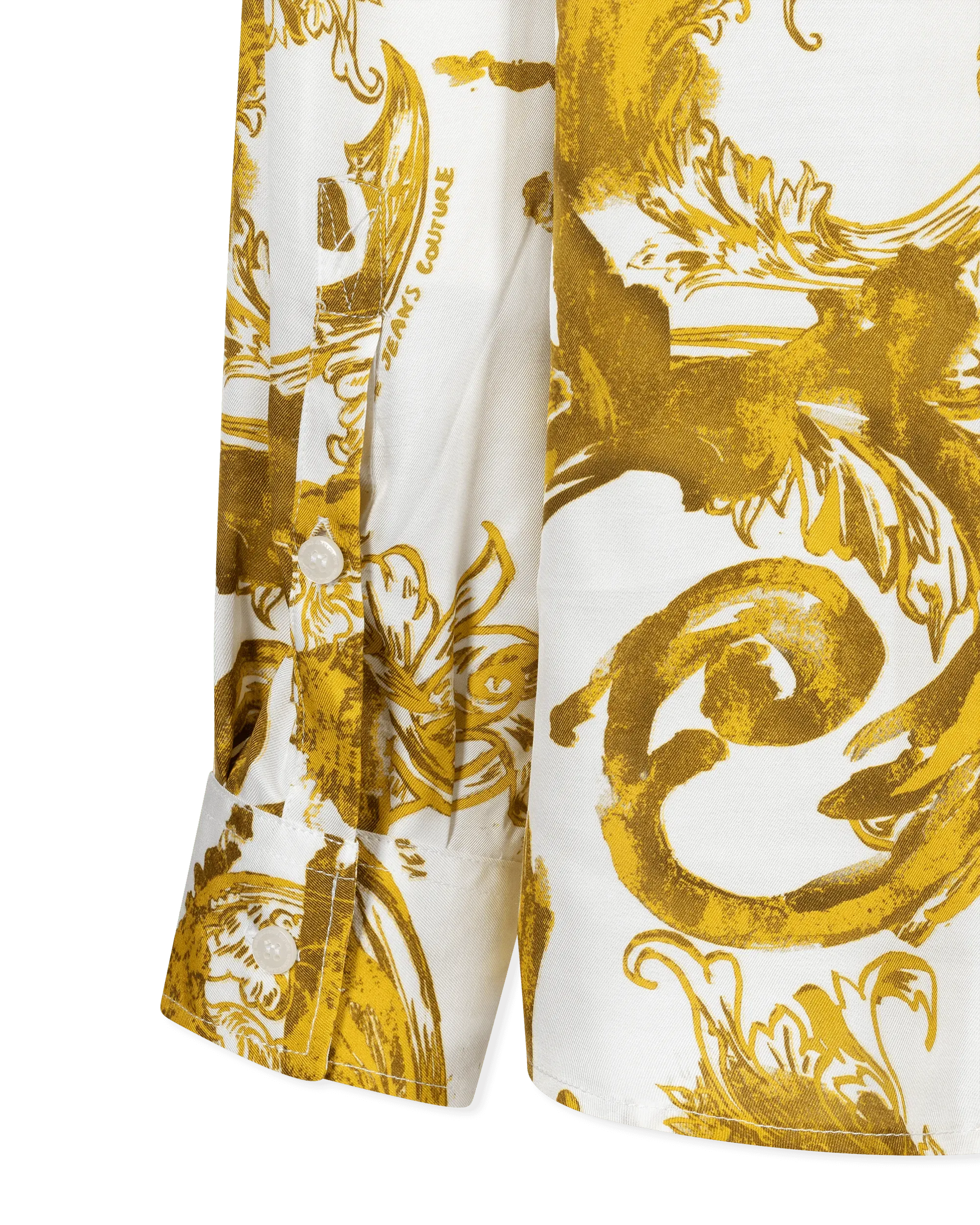 Watercolor Baroque Couture Long Sleeve Shirt - DIHSAN