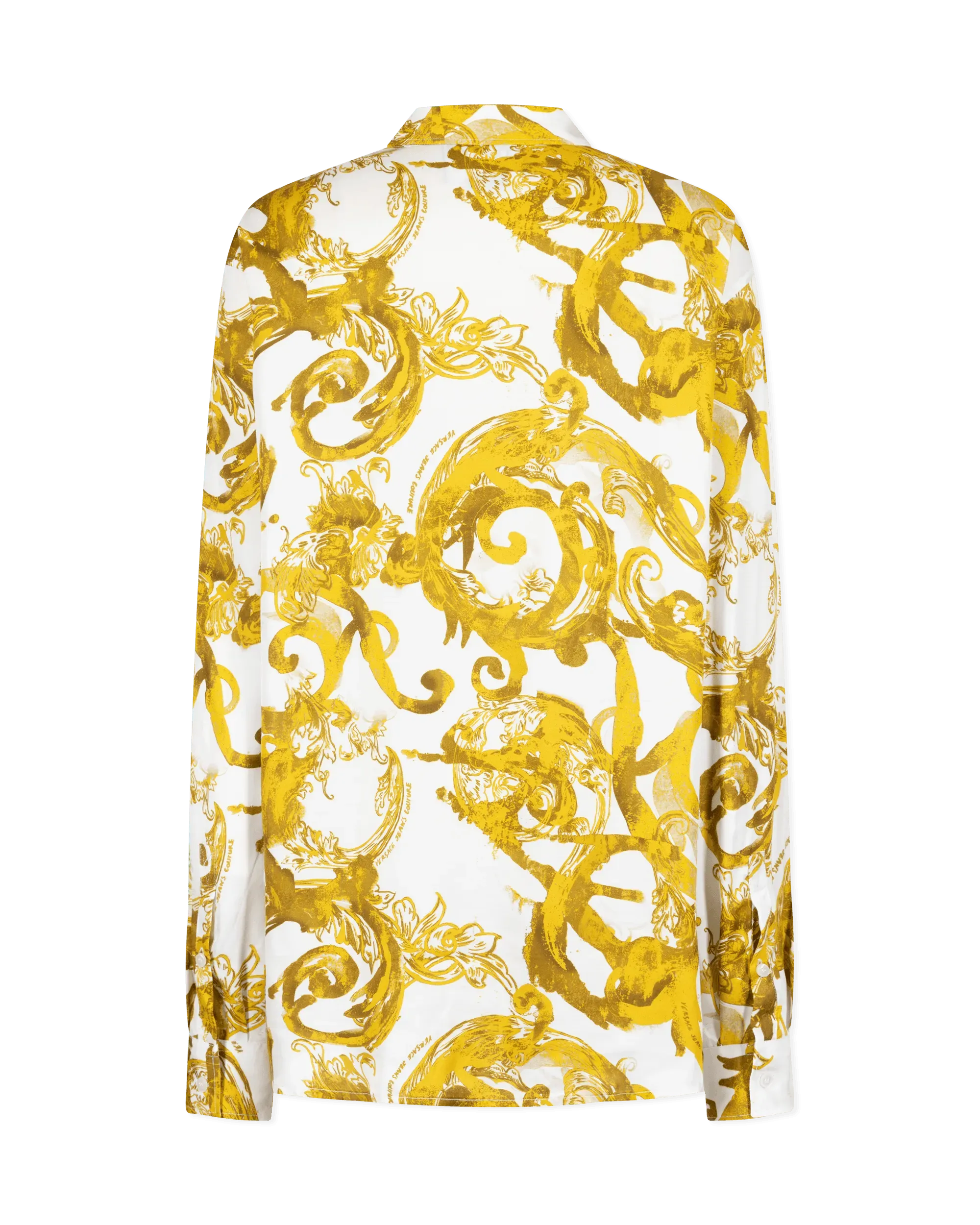 Watercolor Baroque Couture Long Sleeve Shirt - DIHSAN