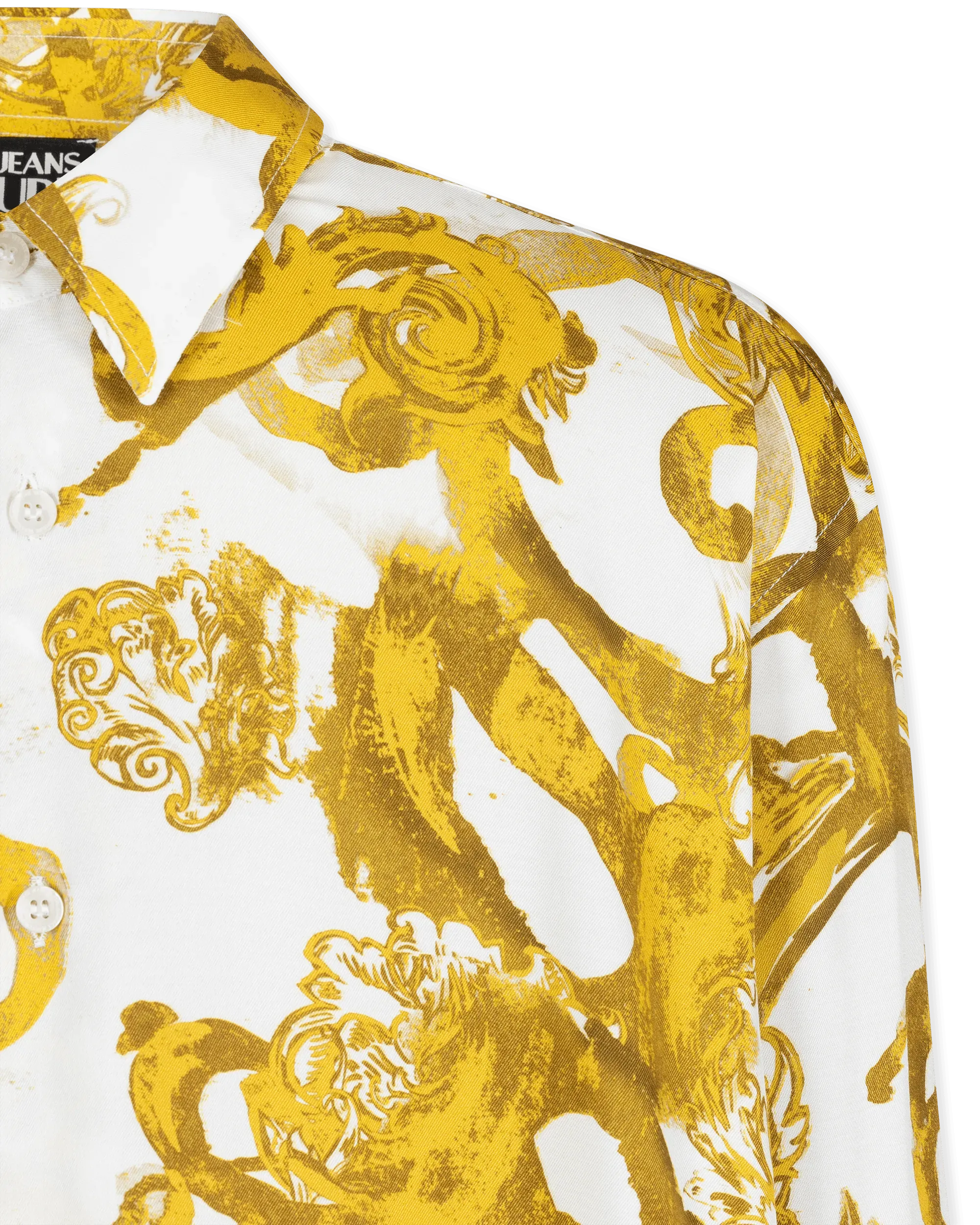 Watercolor Baroque Couture Long Sleeve Shirt - DIHSAN