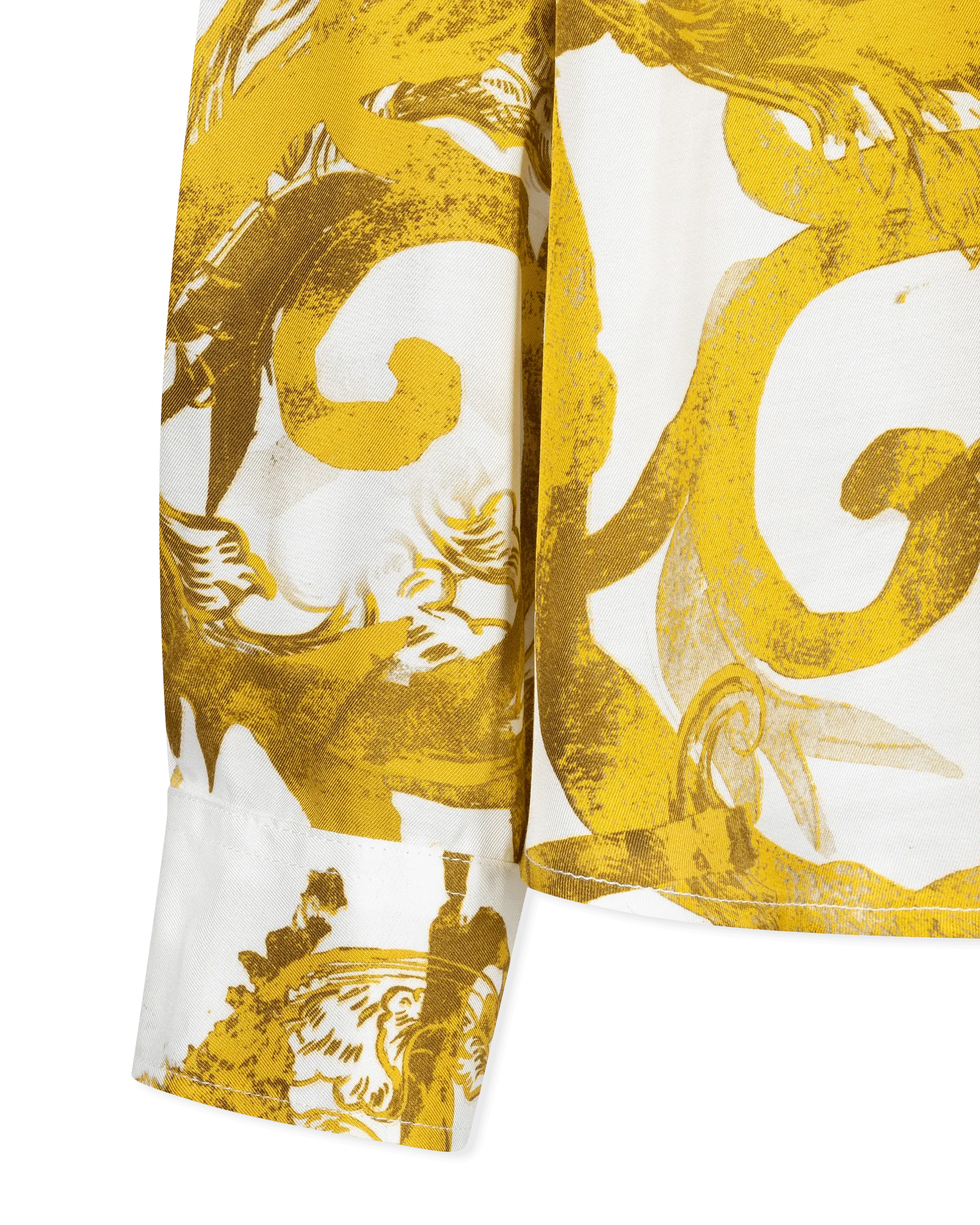 Watercolor Baroque Couture Long Sleeve Shirt - DIHSAN