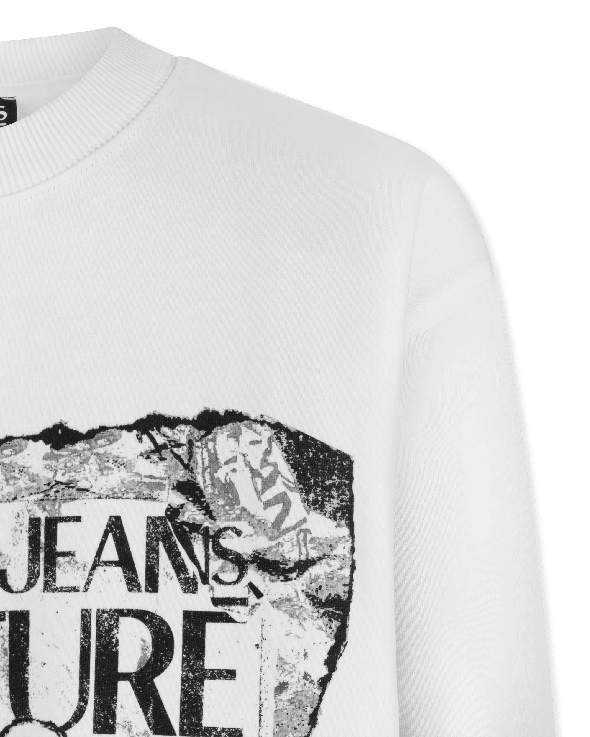 Magazine Logo Print Sweatshirt - DIHSAN