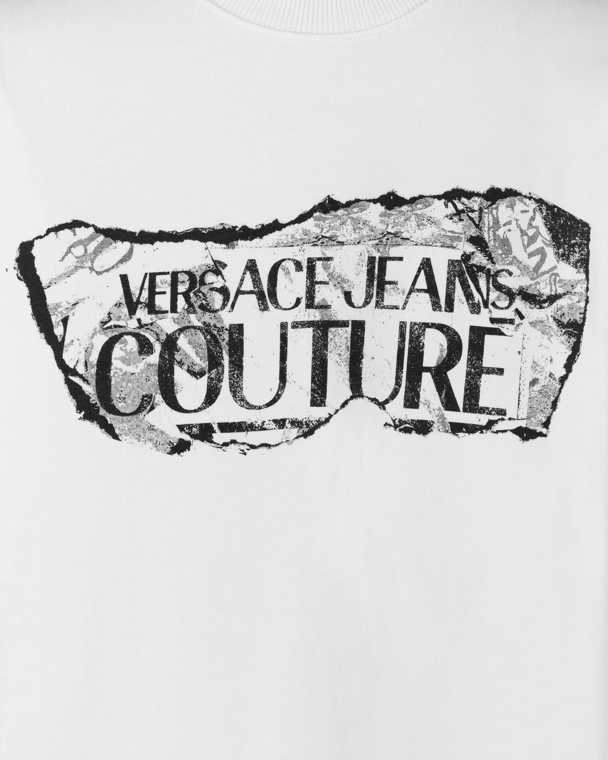 Magazine Logo Print Sweatshirt - DIHSAN