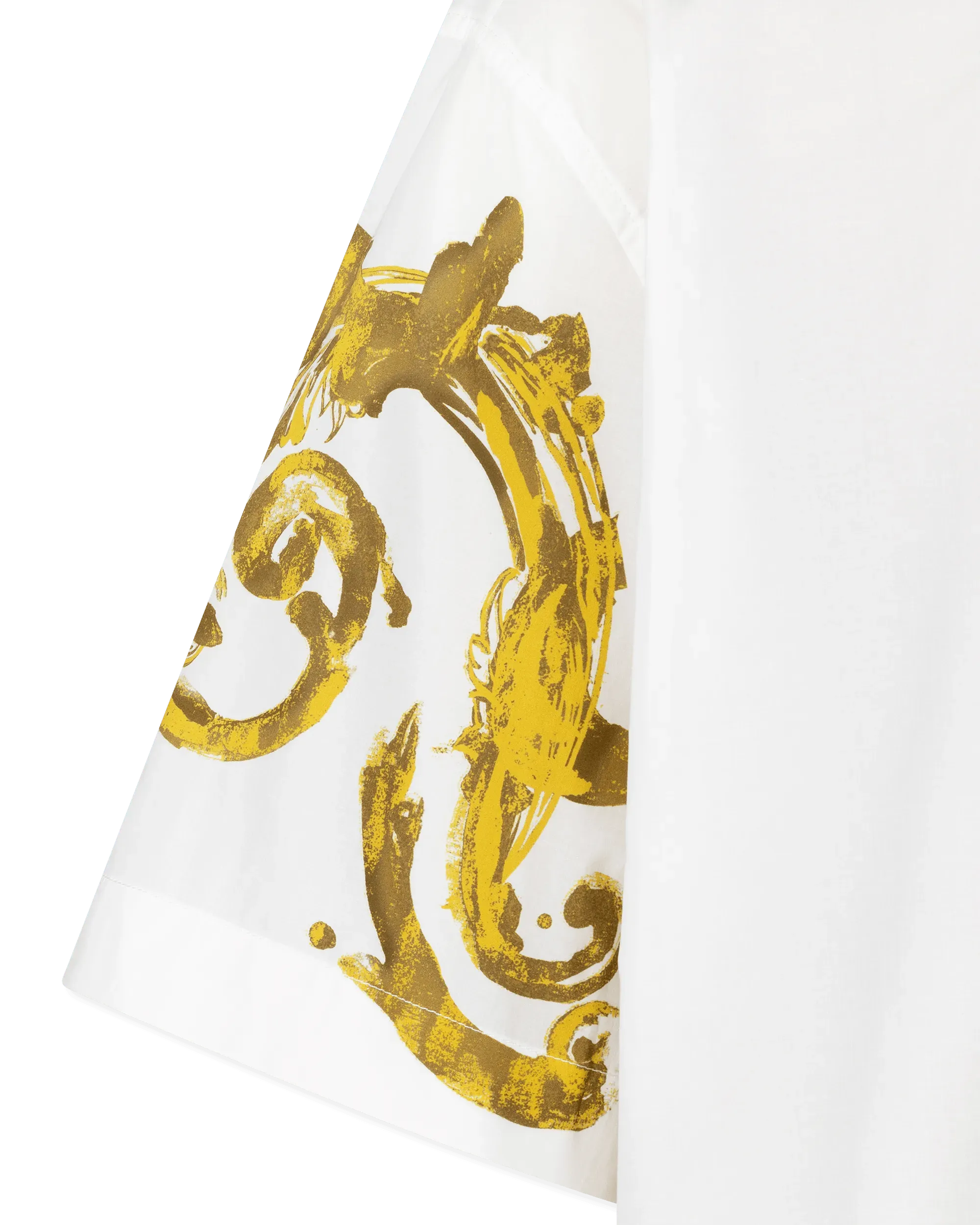Watercolor Baroque Couture Short Sleeve Shirt - DIHSAN
