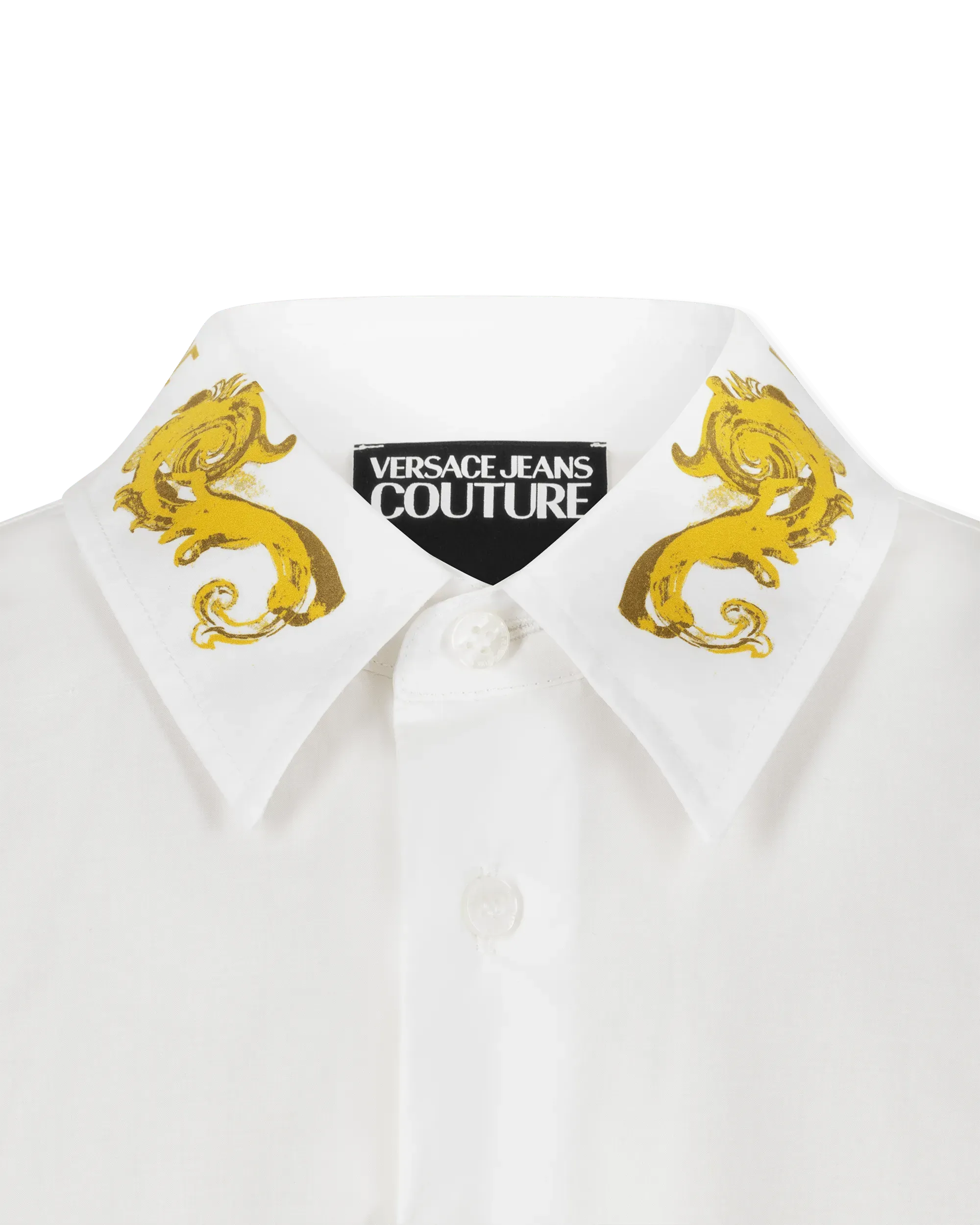 Watercolor Baroque Couture Short Sleeve Shirt - DIHSAN