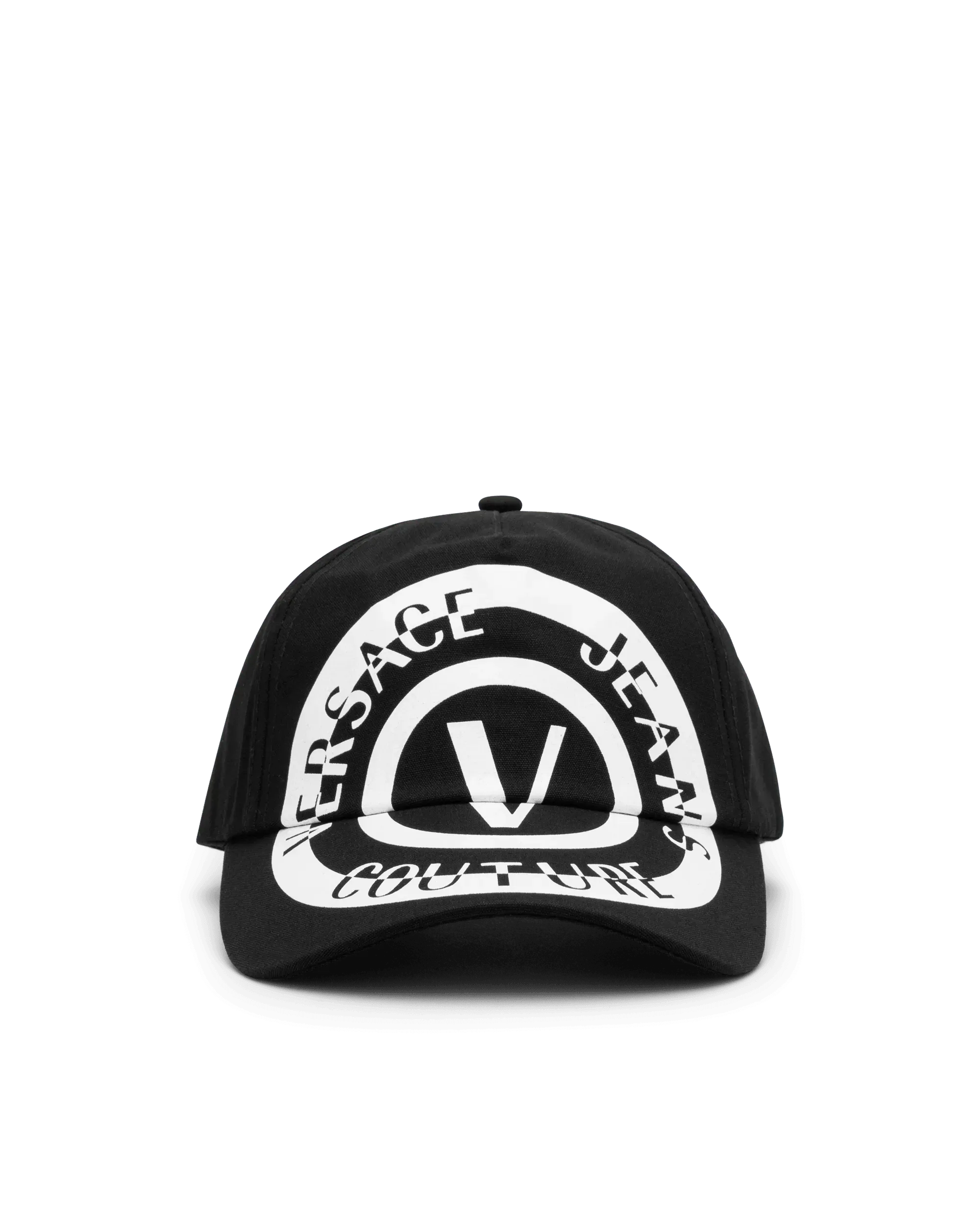 Oversized V-Emblem Baseball Cap - DIHSAN