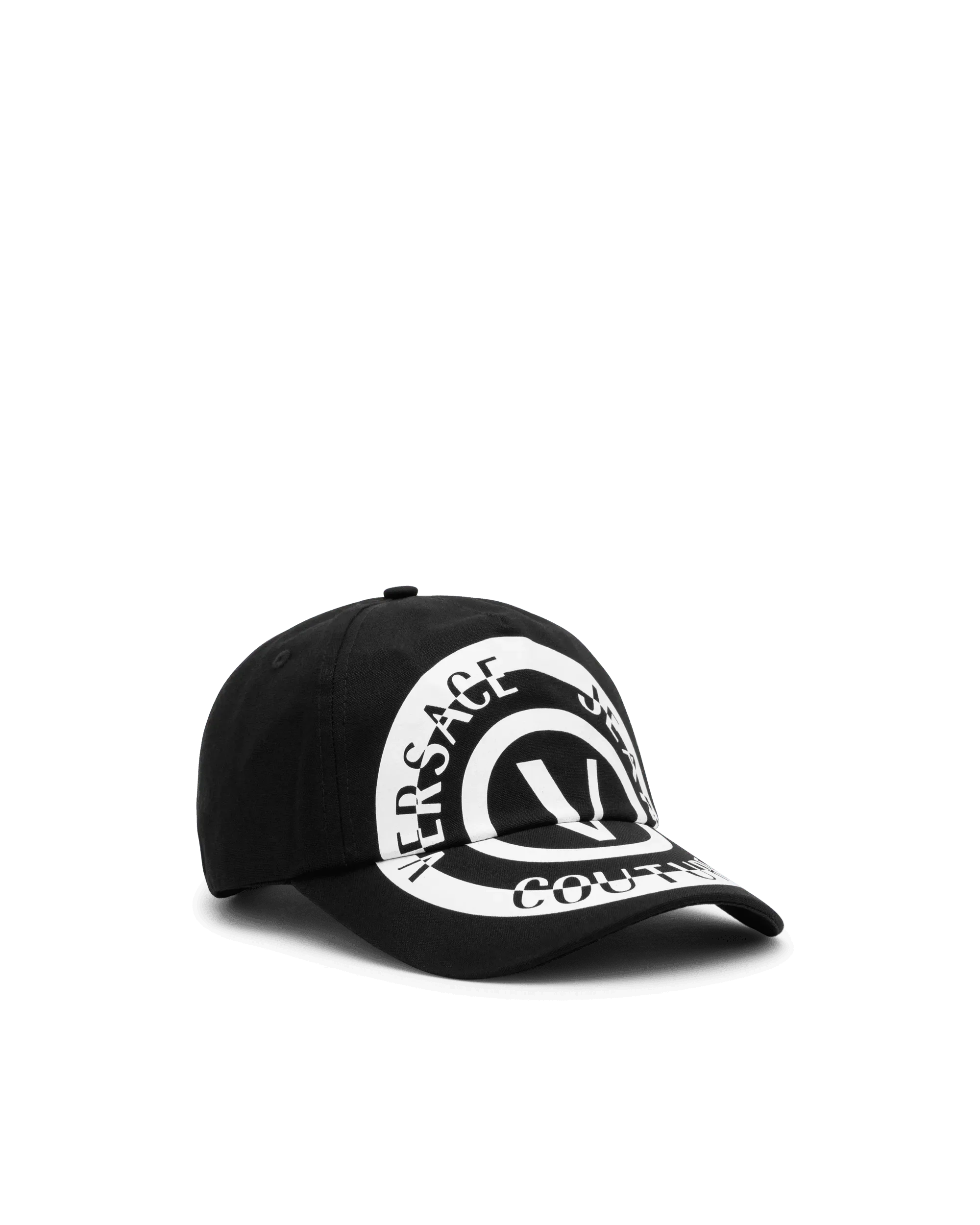 Oversized V-Emblem Baseball Cap - DIHSAN