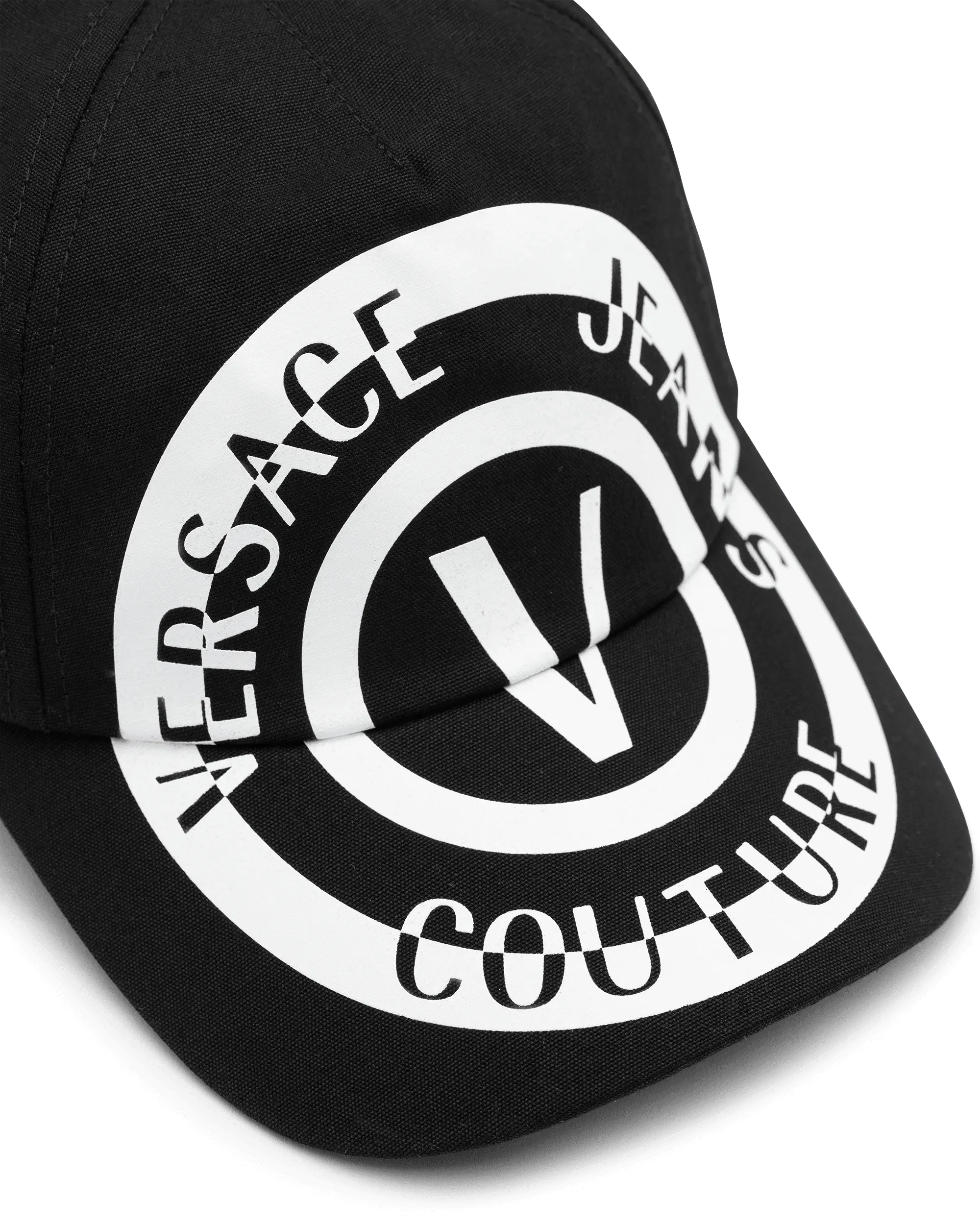 Oversized V-Emblem Baseball Cap - DIHSAN