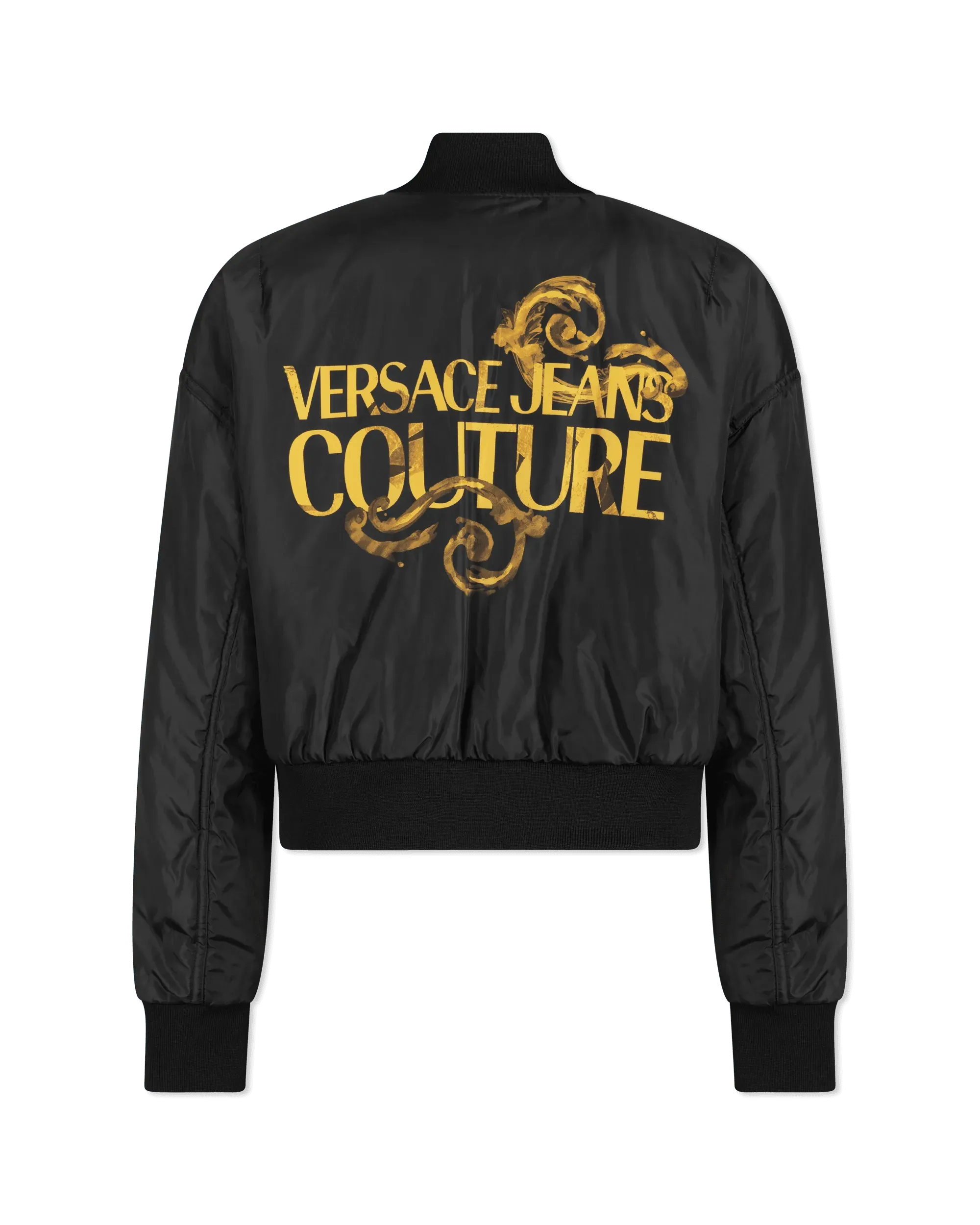 Watercolor Barocco Couture Reversible Bomber Jacket - DIHSAN