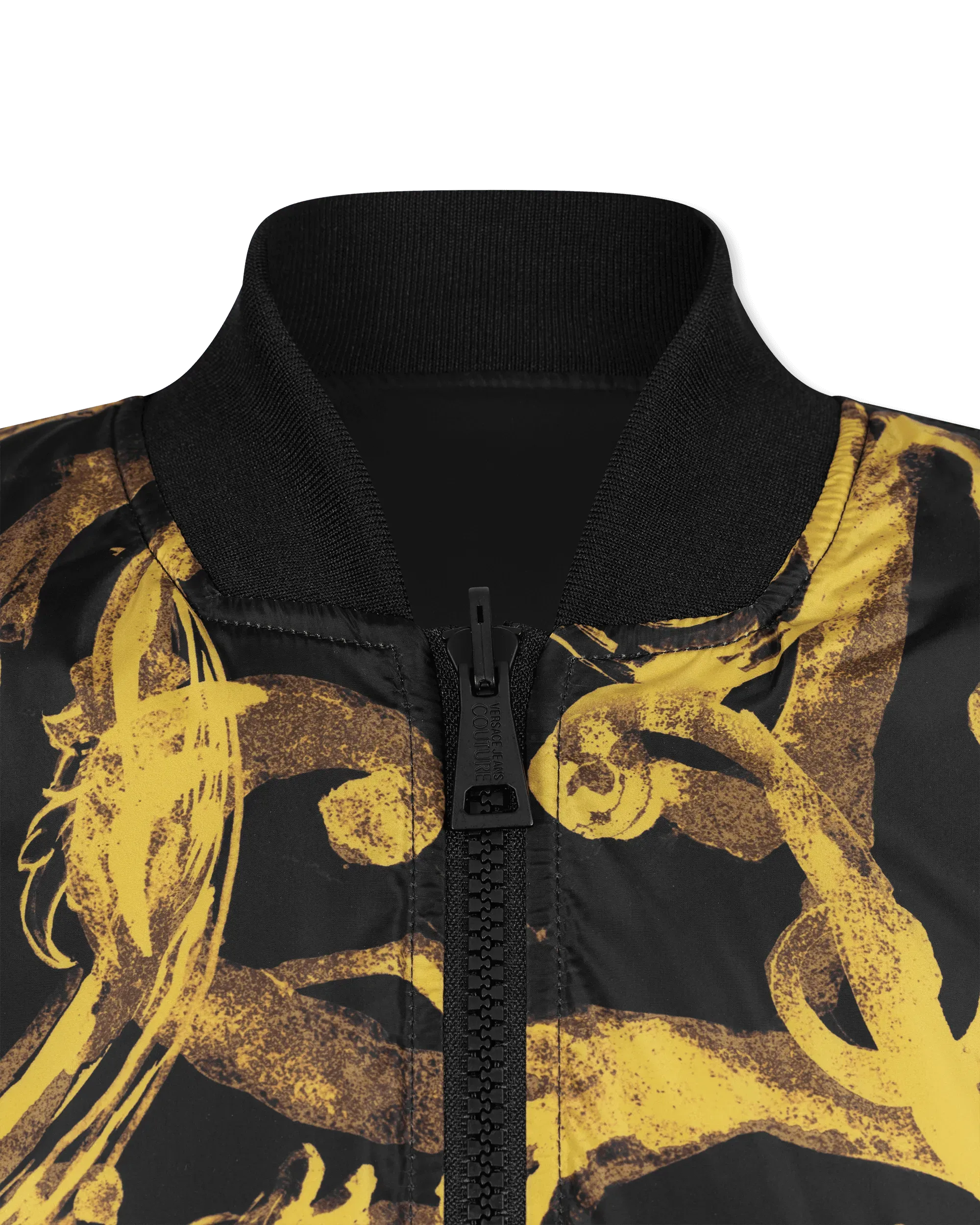 Watercolor Barocco Couture Reversible Bomber Jacket - DIHSAN