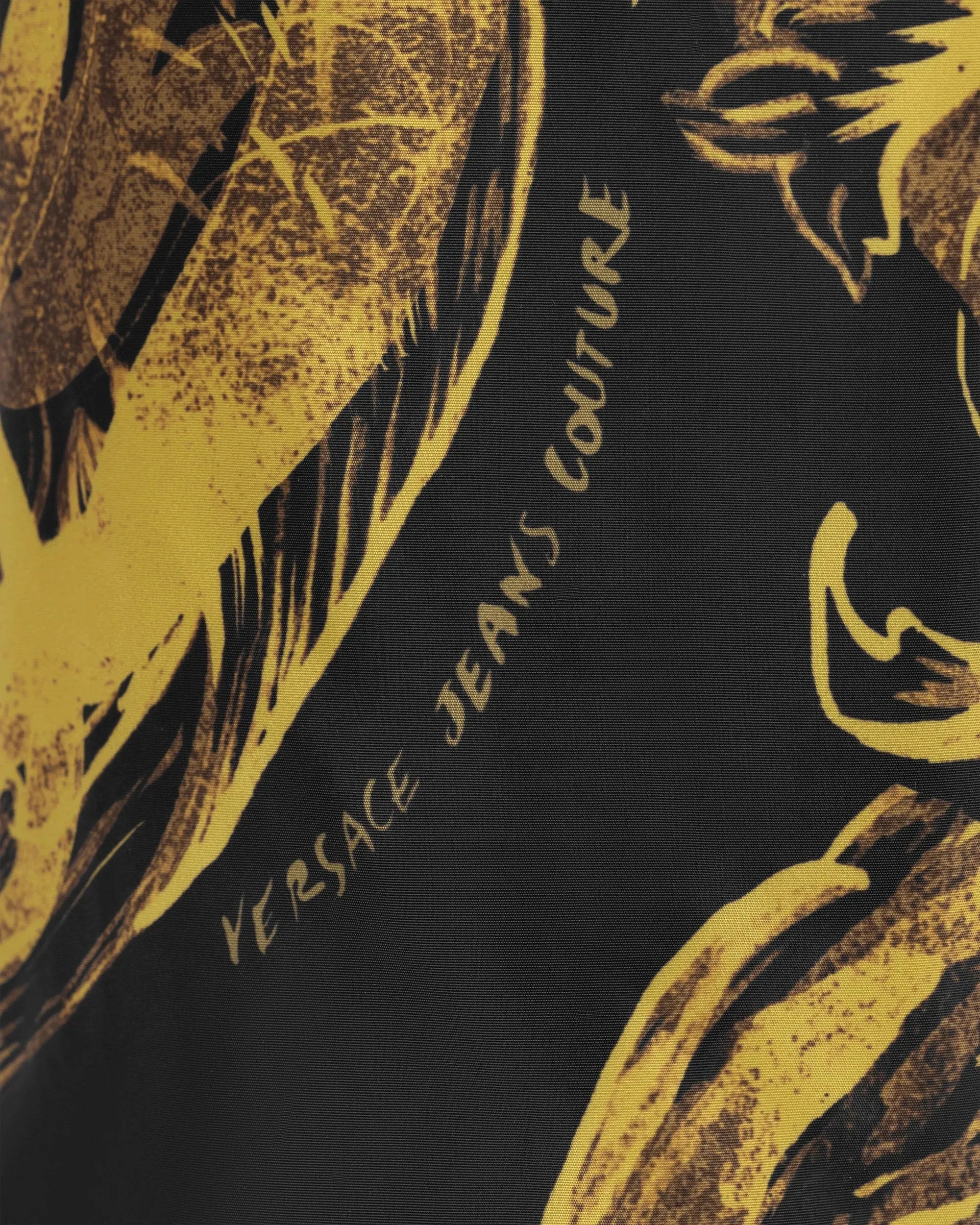 Watercolor Barocco Couture Reversible Bomber Jacket - DIHSAN