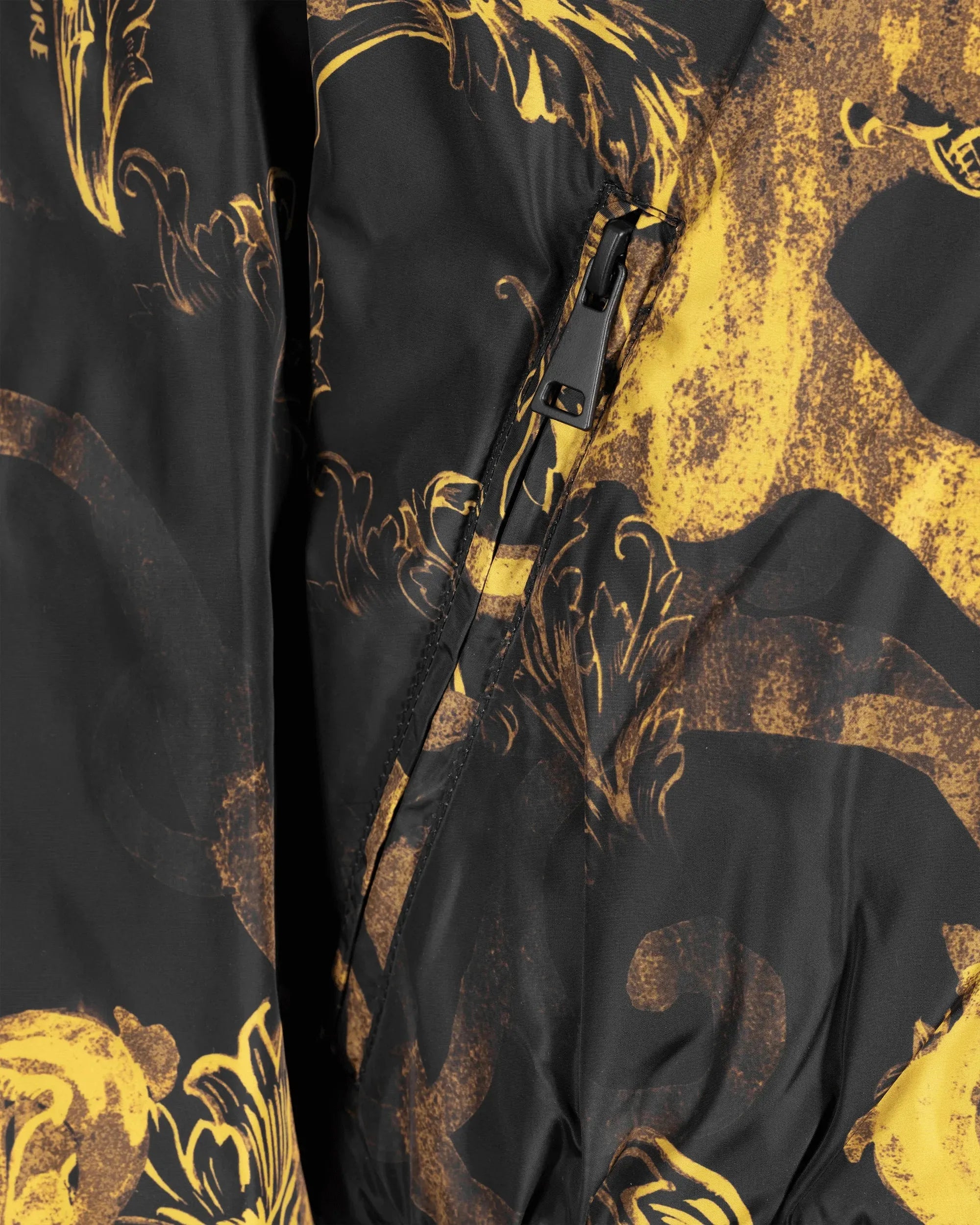 Watercolor Barocco Couture Reversible Bomber Jacket - DIHSAN