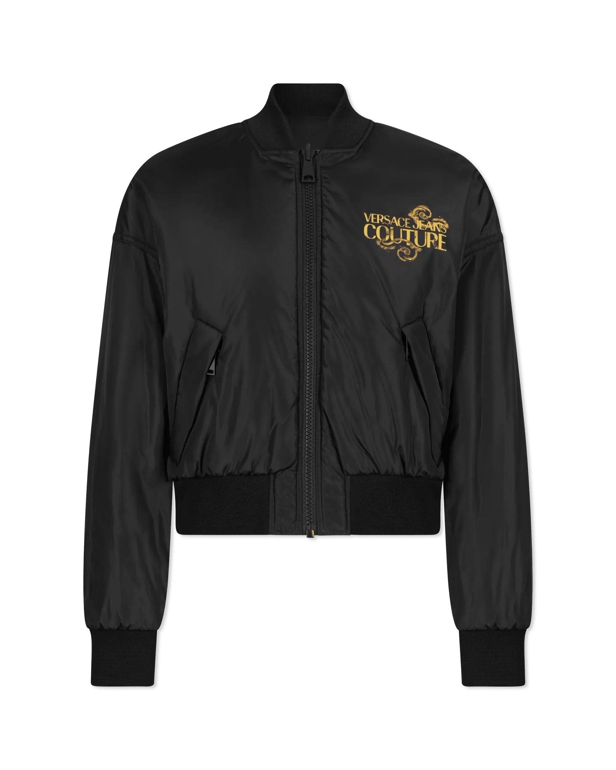 Watercolor Barocco Couture Reversible Bomber Jacket - DIHSAN