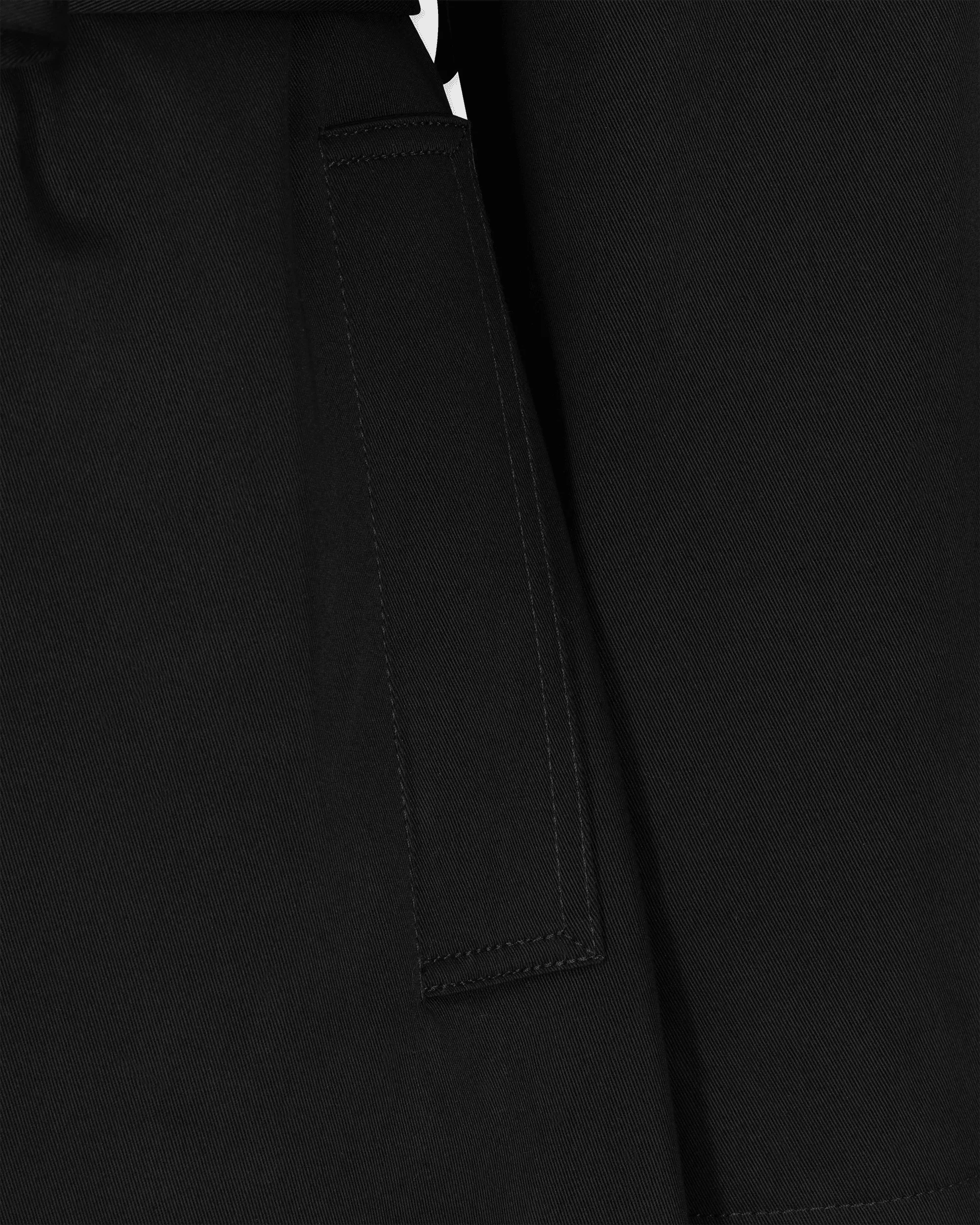 Baroque Buckle Ruffled Trench Coat - DIHSAN