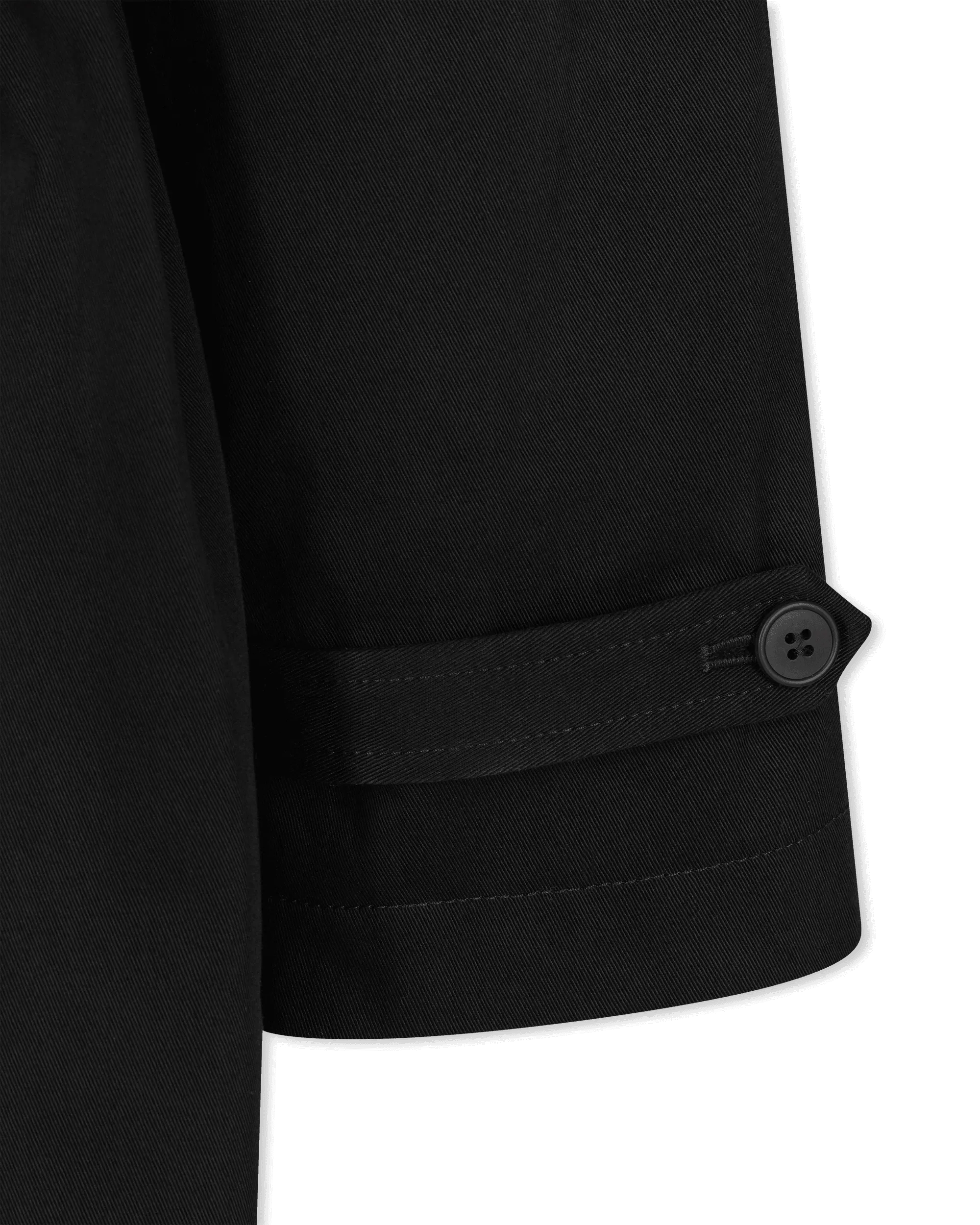 Baroque Buckle Ruffled Trench Coat - DIHSAN