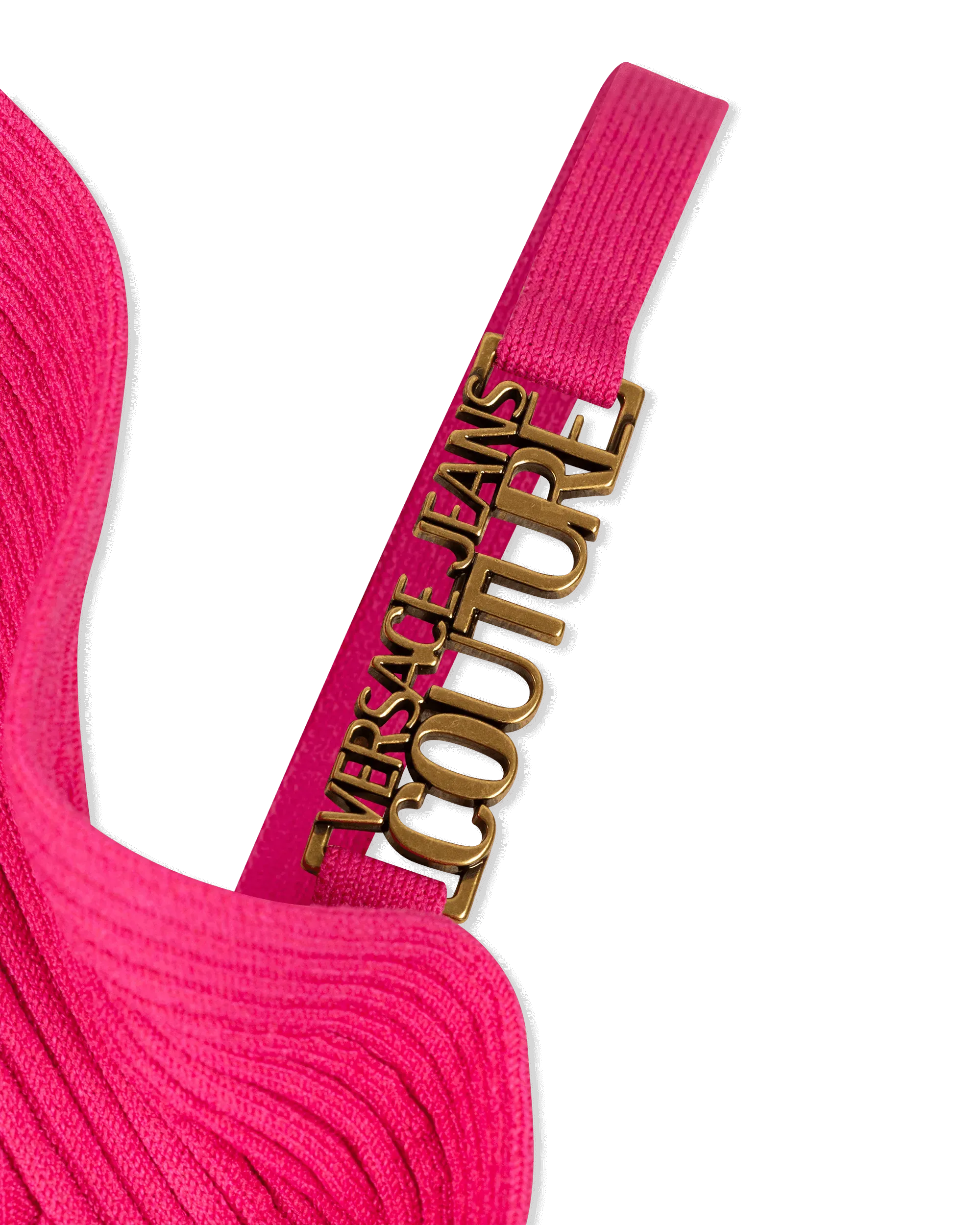 Ruffled Halterneck Knit Tank Top - DIHSAN