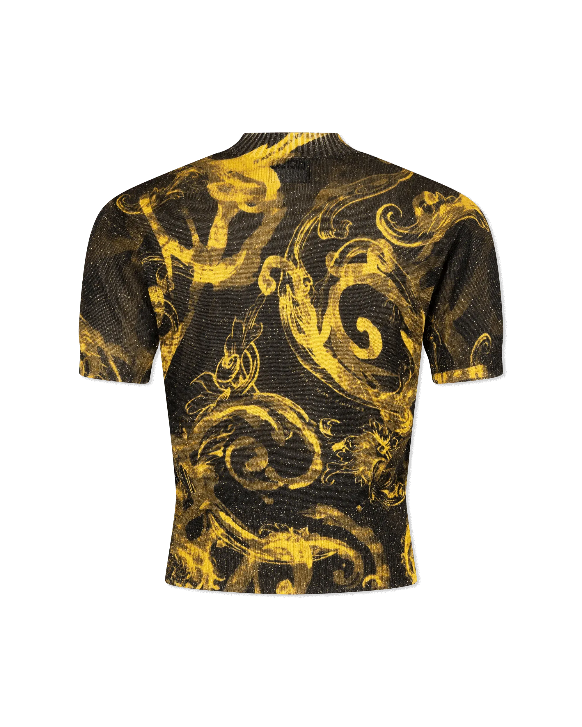 Watercolor Baroque Couture Knit Top - DIHSAN