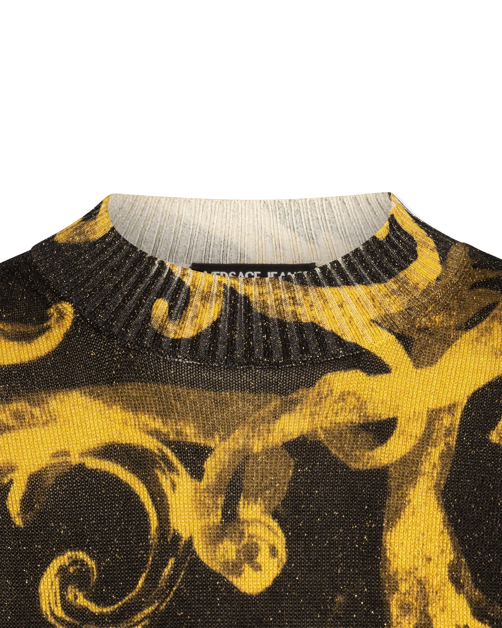 Watercolor Baroque Couture Knit Top - DIHSAN