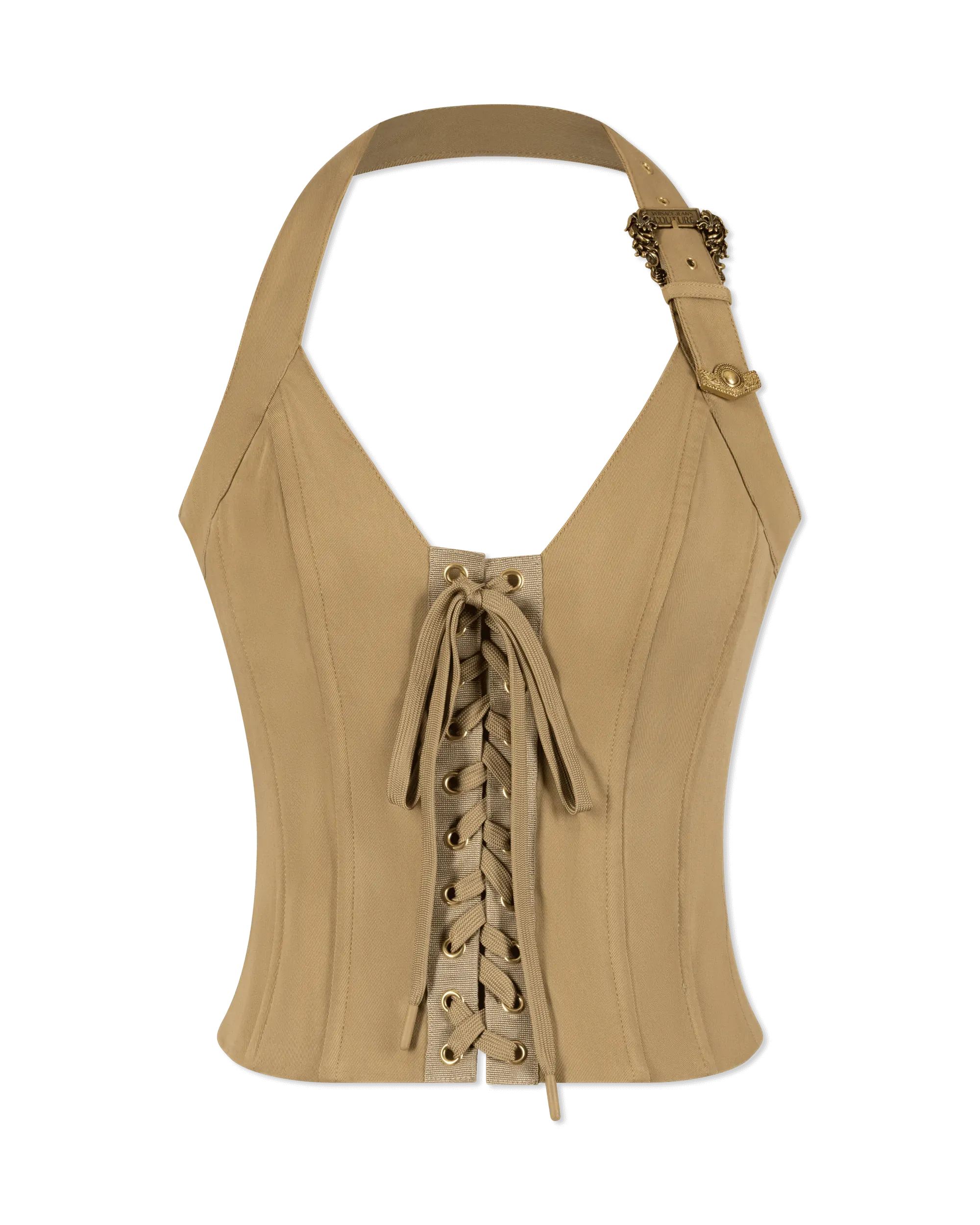 Corset Lace-Up Top - DIHSAN