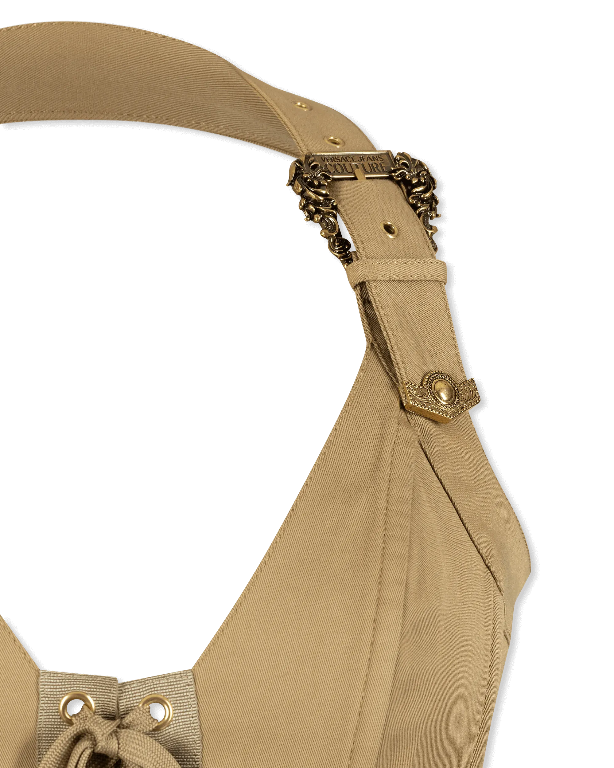 Corset Lace-Up Top - DIHSAN