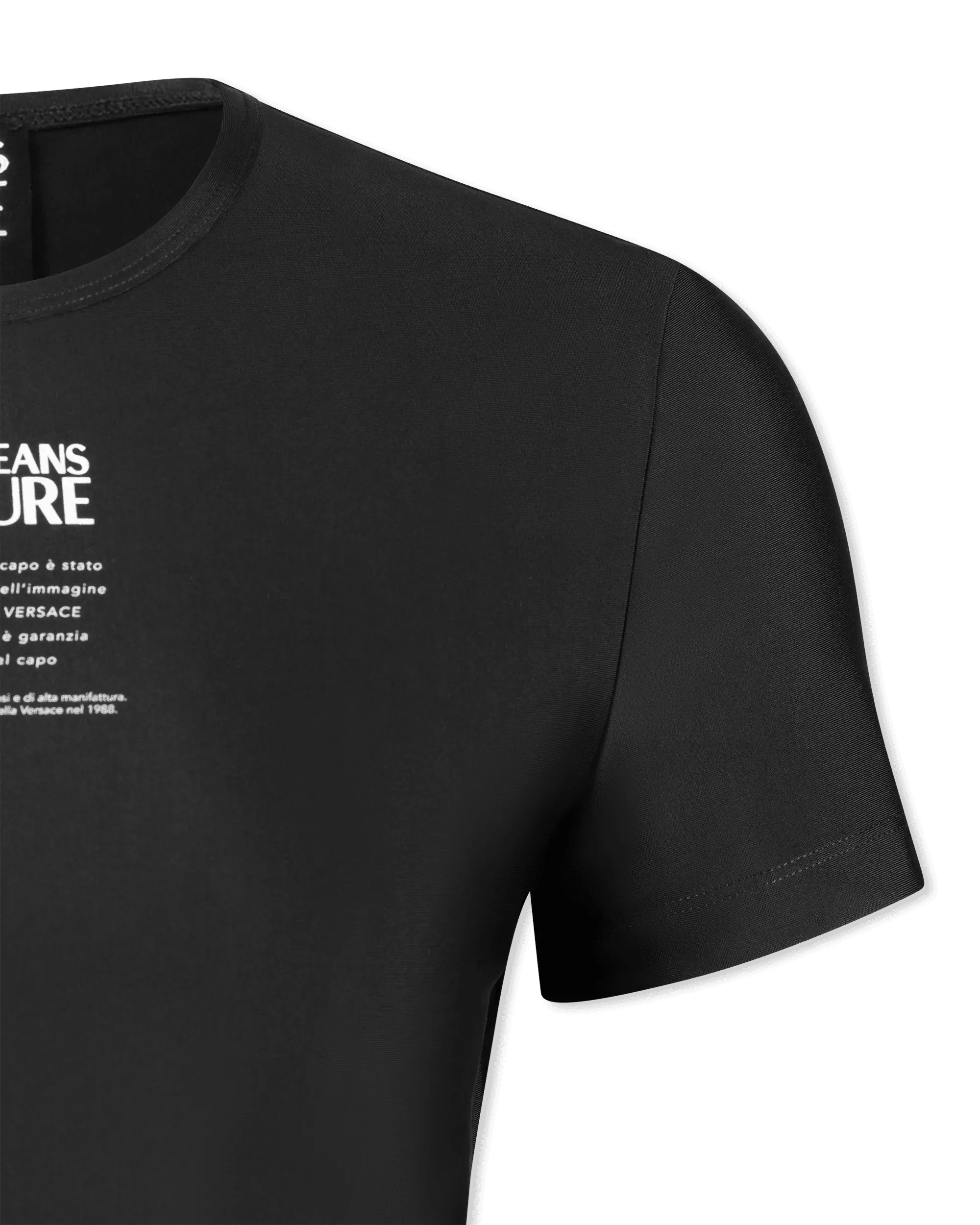 Logo Print Cropped T-Shirt - DIHSAN