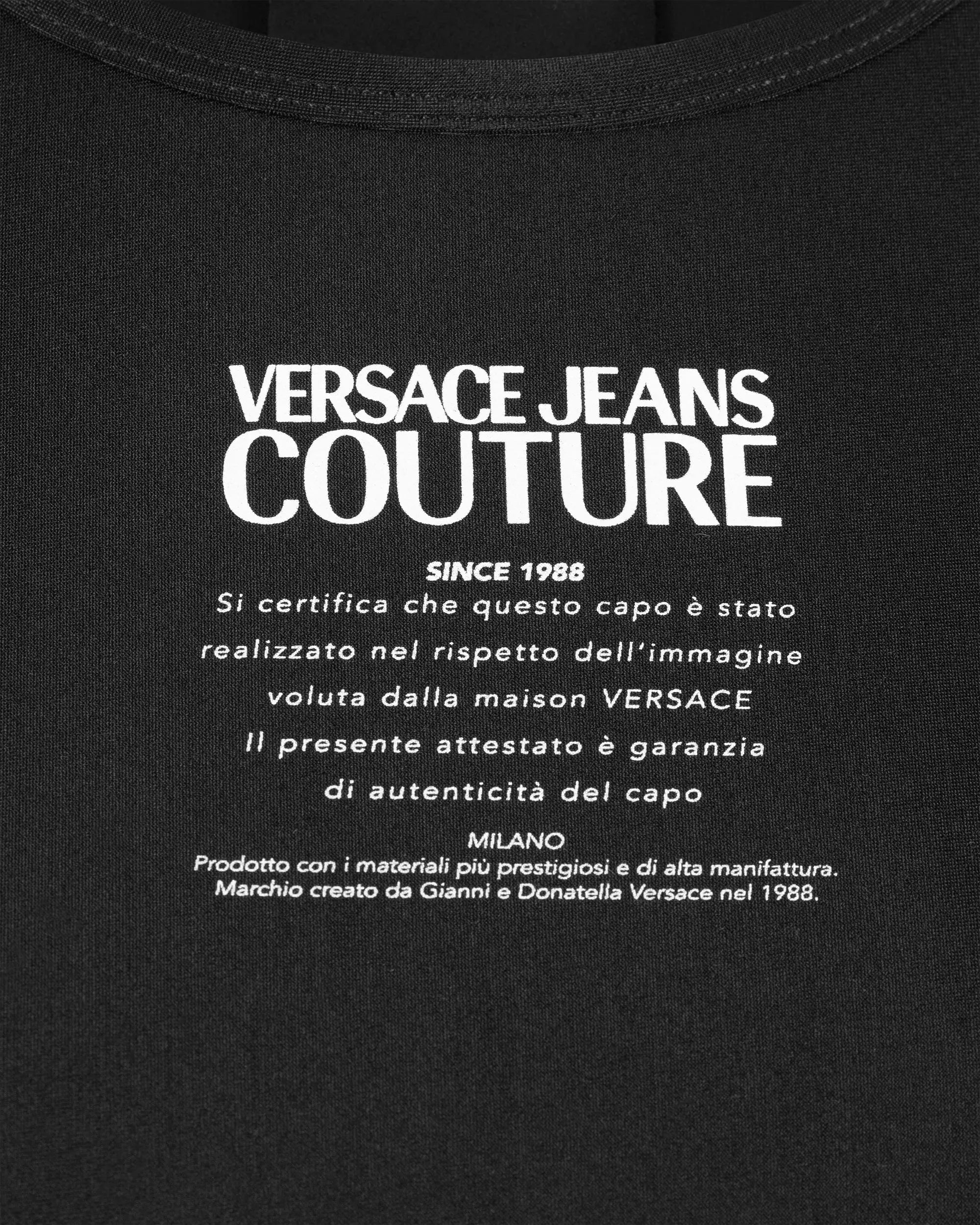 Logo Print Cropped T-Shirt - DIHSAN