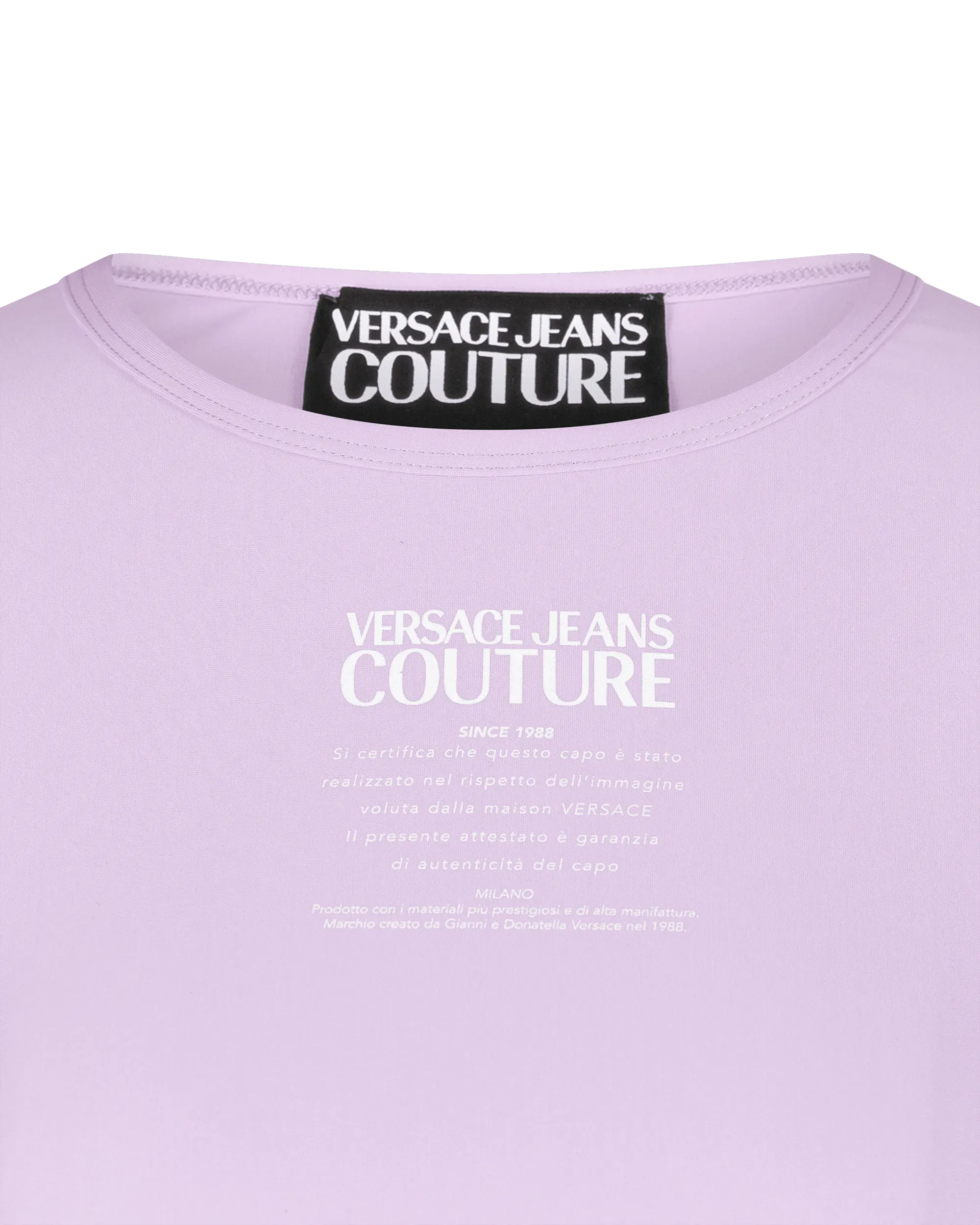 Logo Print Cropped T-Shirt - DIHSAN
