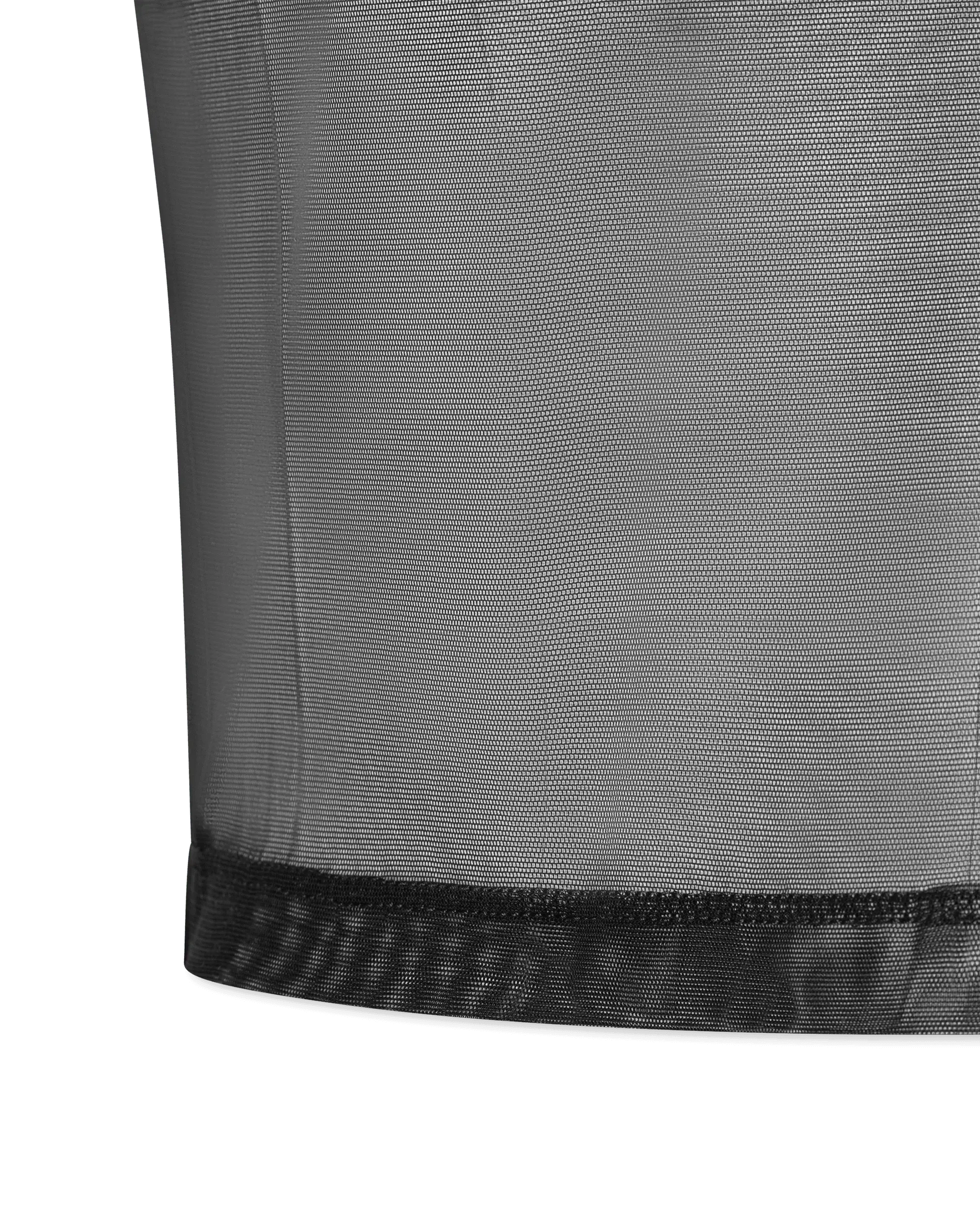Logo Patch Mesh Cropped T-Shirt - DIHSAN