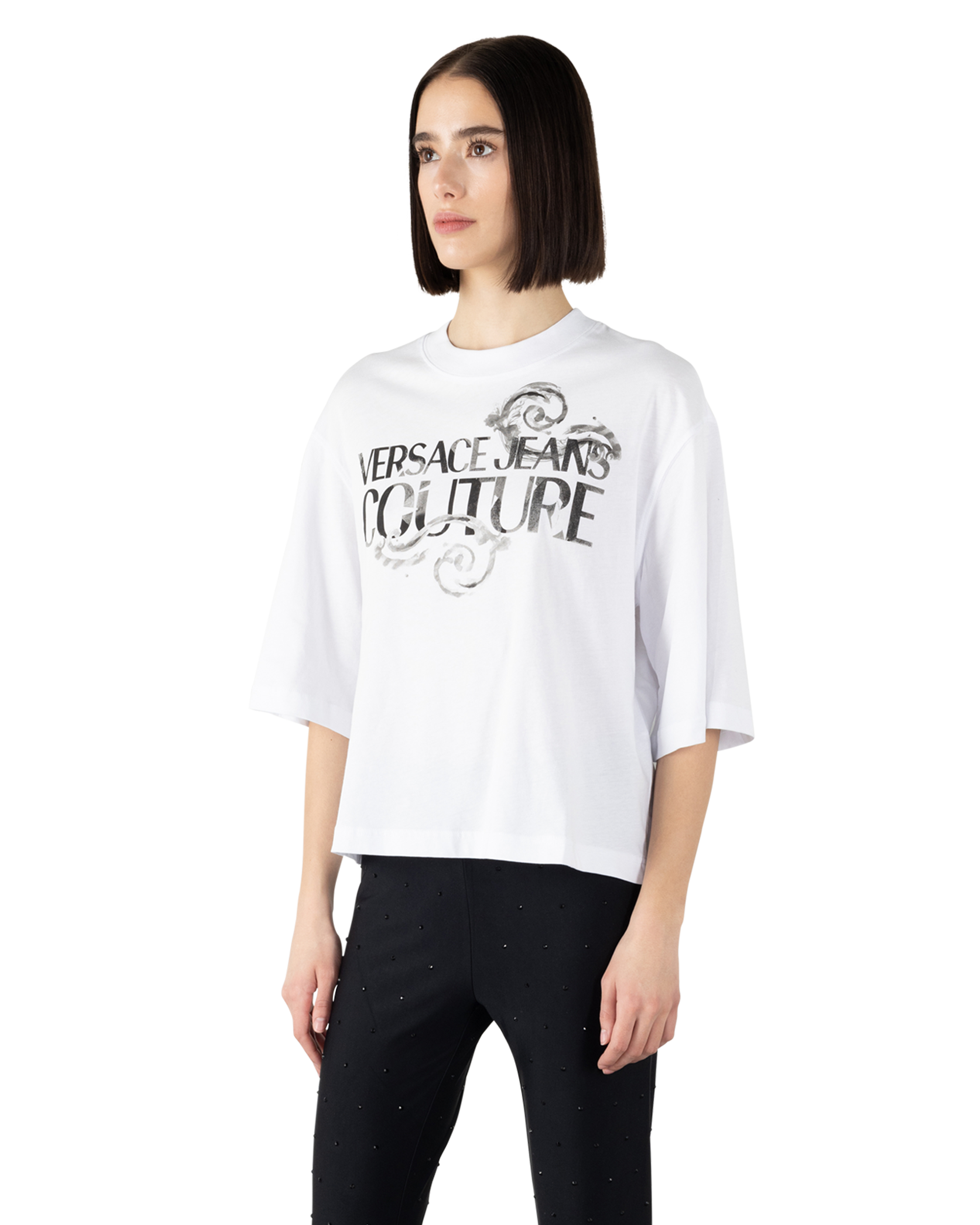 Versace Jeans Couture Logo Half Sleeve T-Shirt