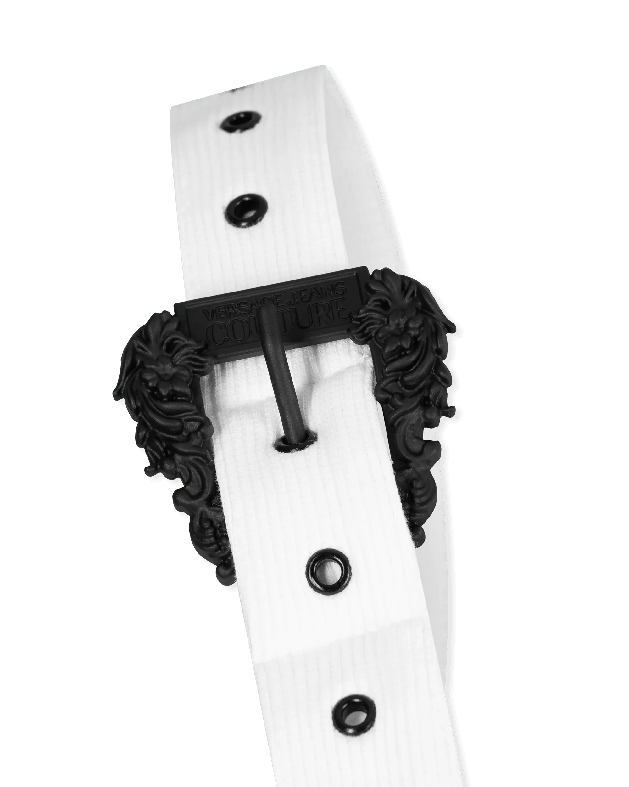 Baroque Buckle Ribbed Tank Top - DIHSAN