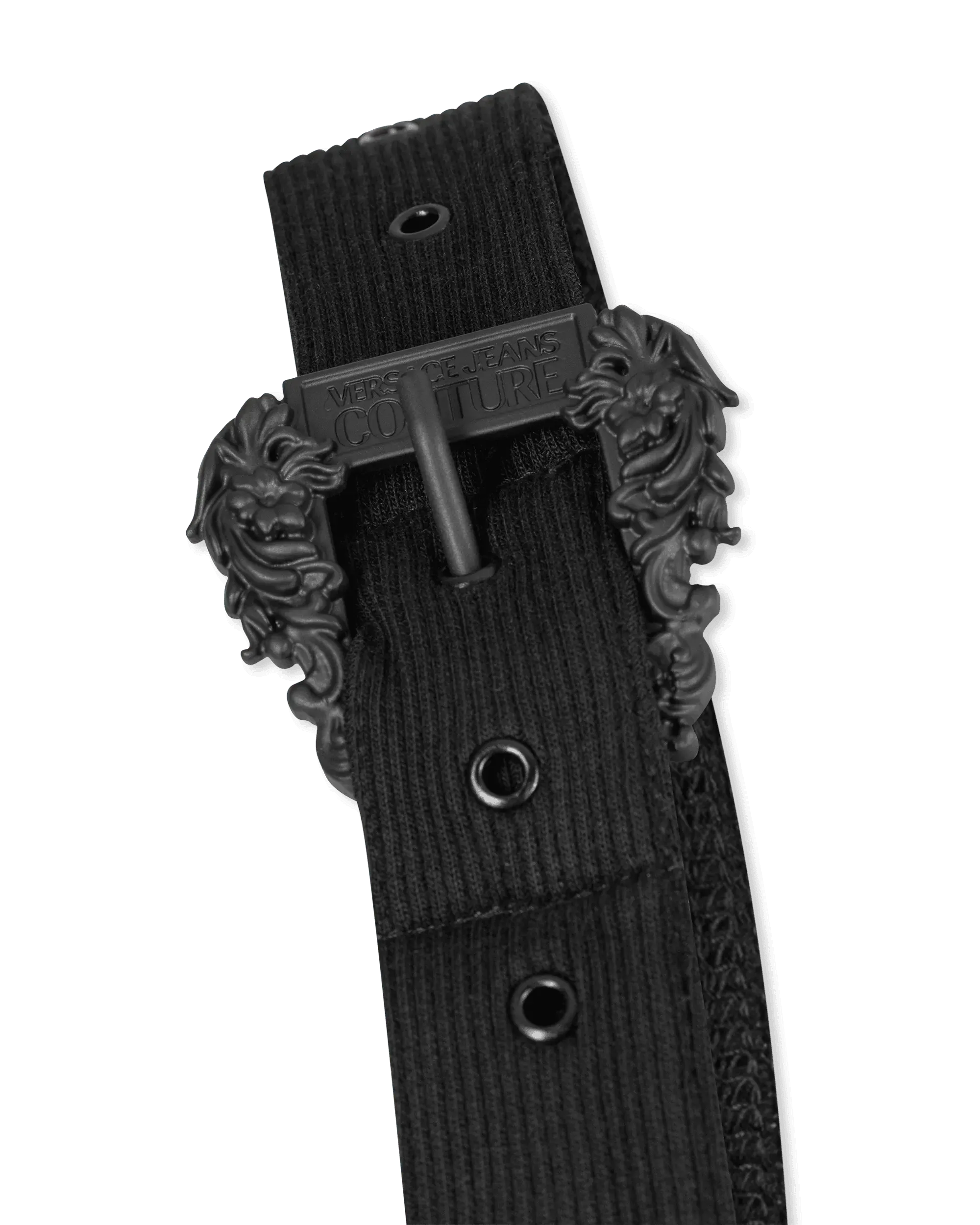 Baroque Buckle Ribbed Tank Top - DIHSAN