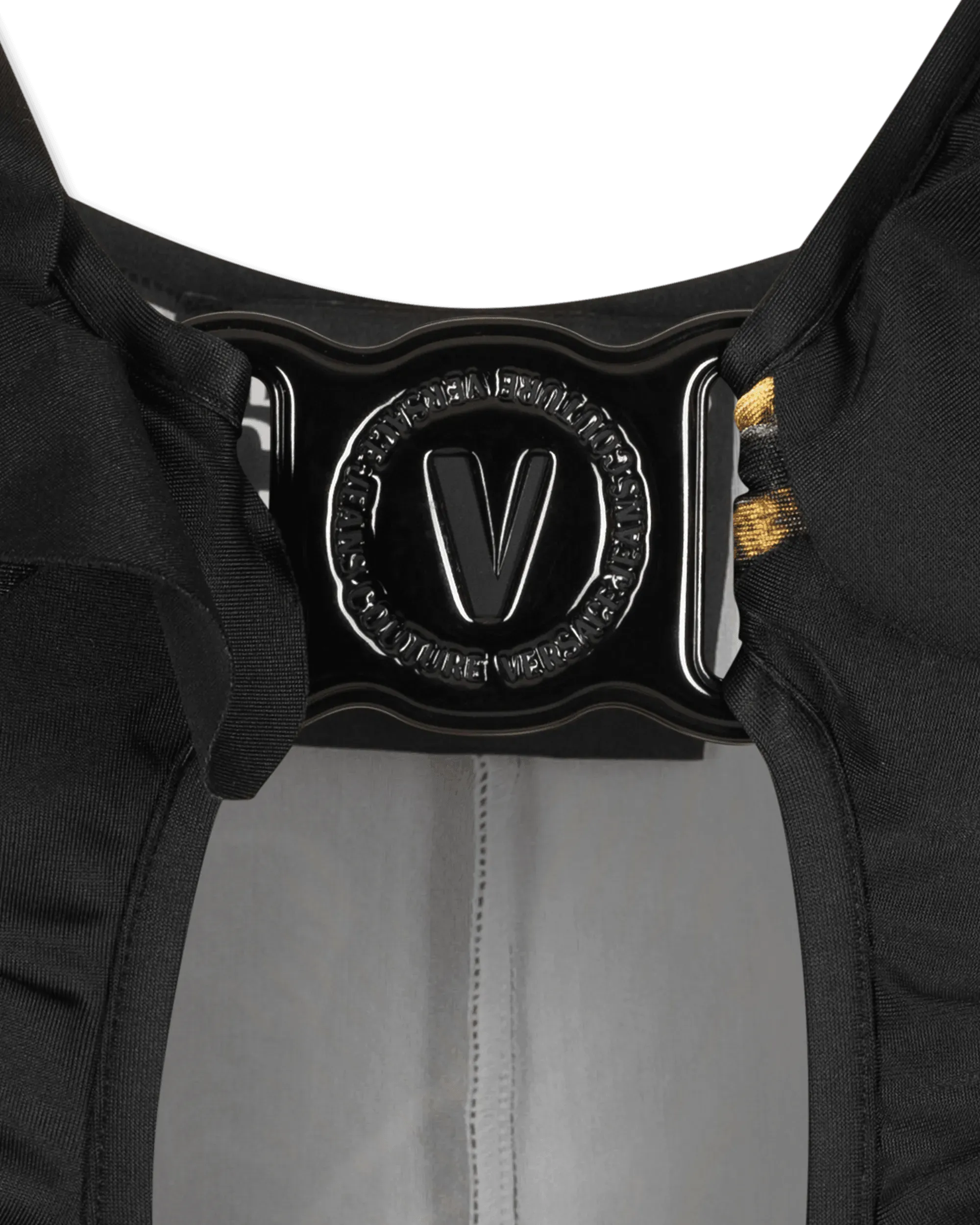 Watercolor Baroque Cut-Out Sleeveless Jumpsuit - DIHSAN