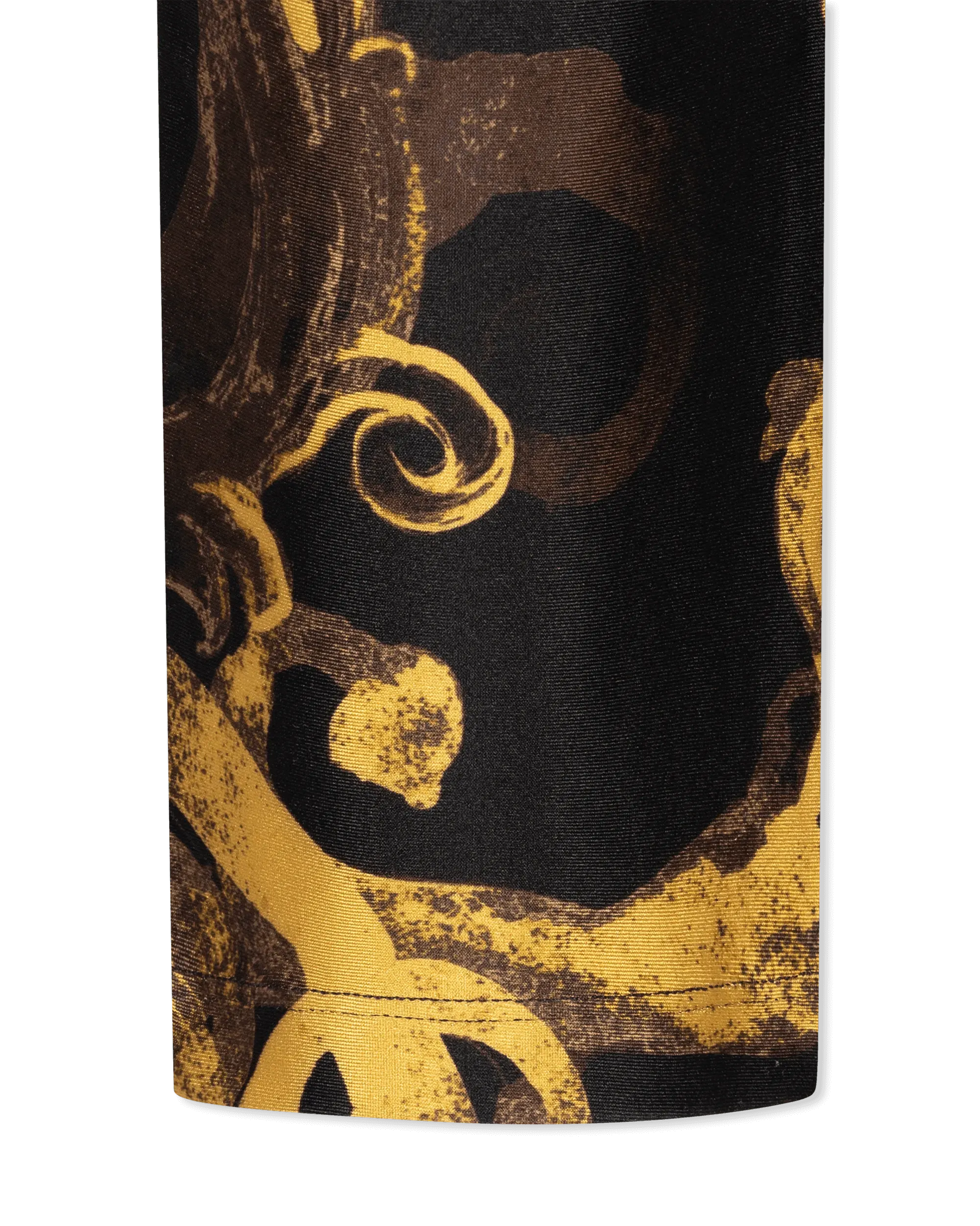 Watercolor Baroque Cut-Out Sleeveless Jumpsuit - DIHSAN