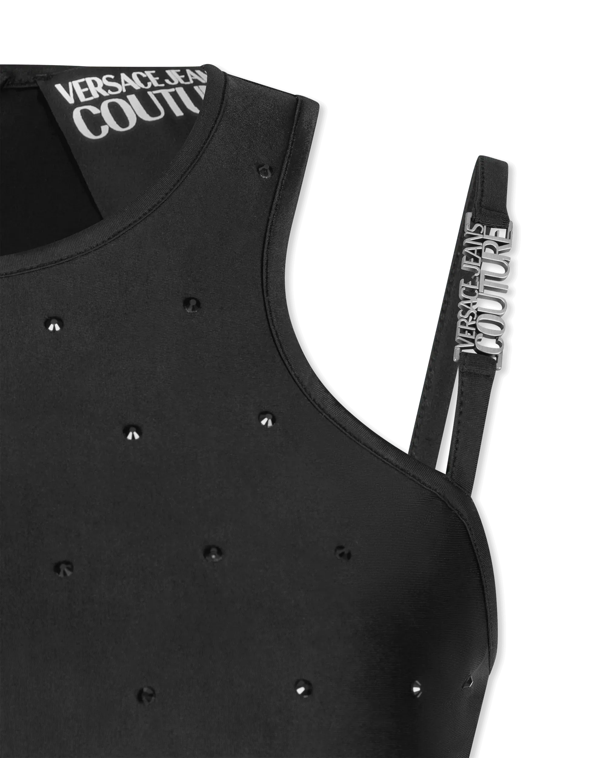 Crystal Embellished Halterneck Jumpsuit - DIHSAN