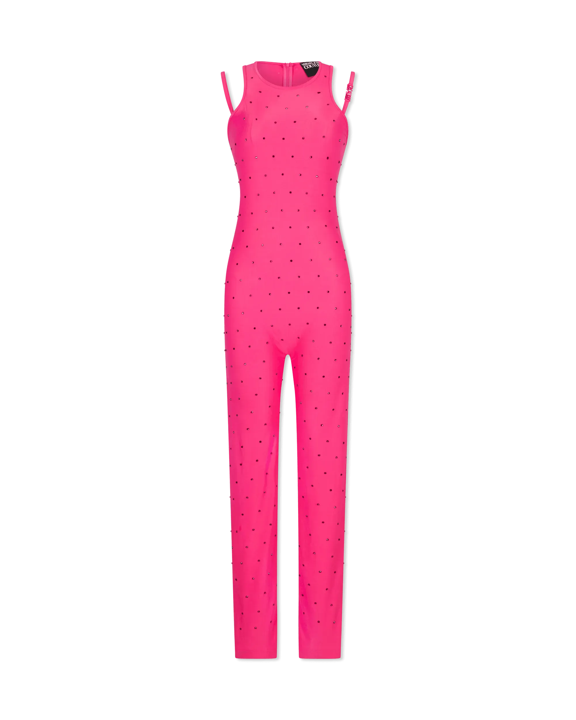 Crystal Embellished Halterneck Jumpsuit - DIHSAN