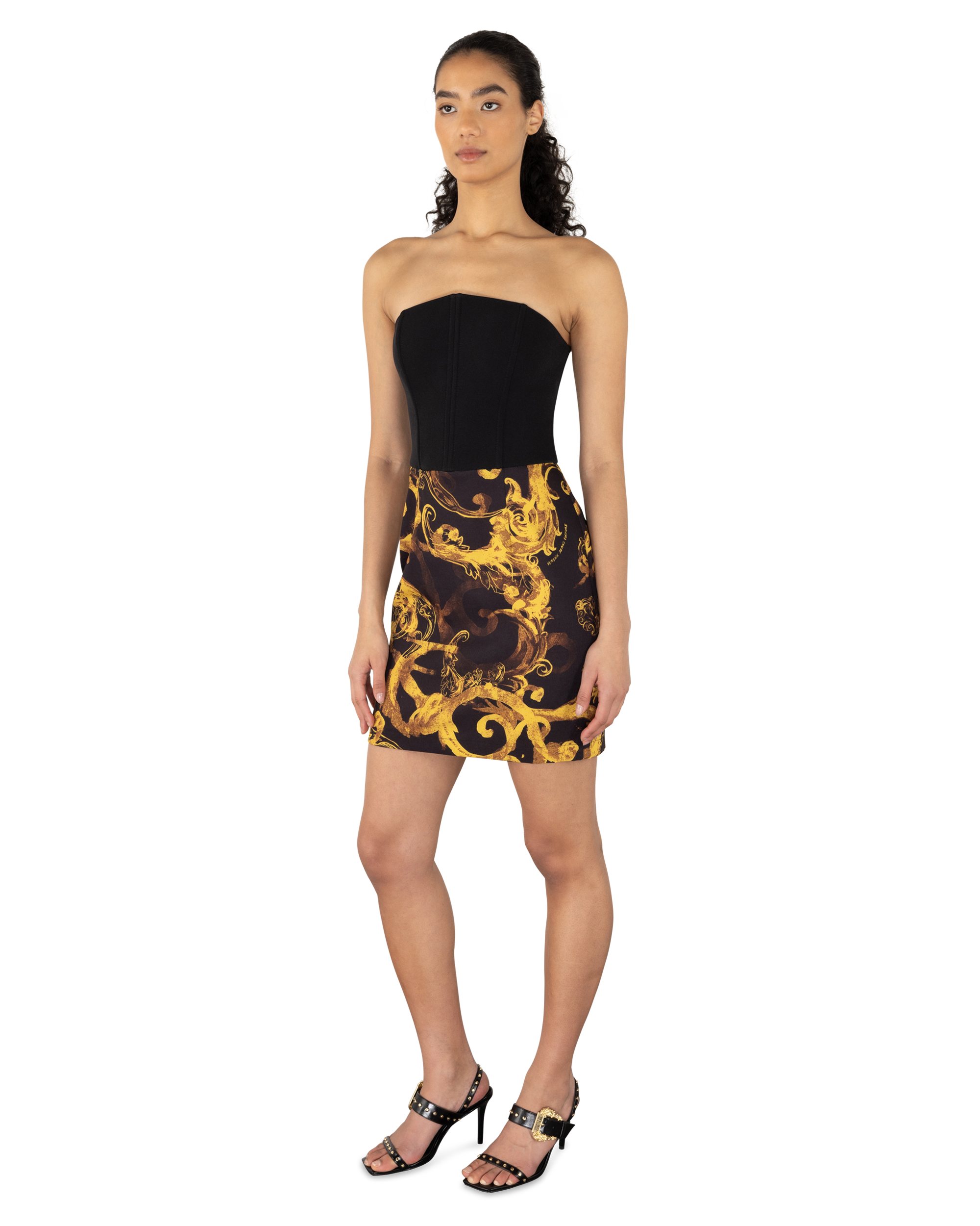 Watercolor Baroque Corset Dress